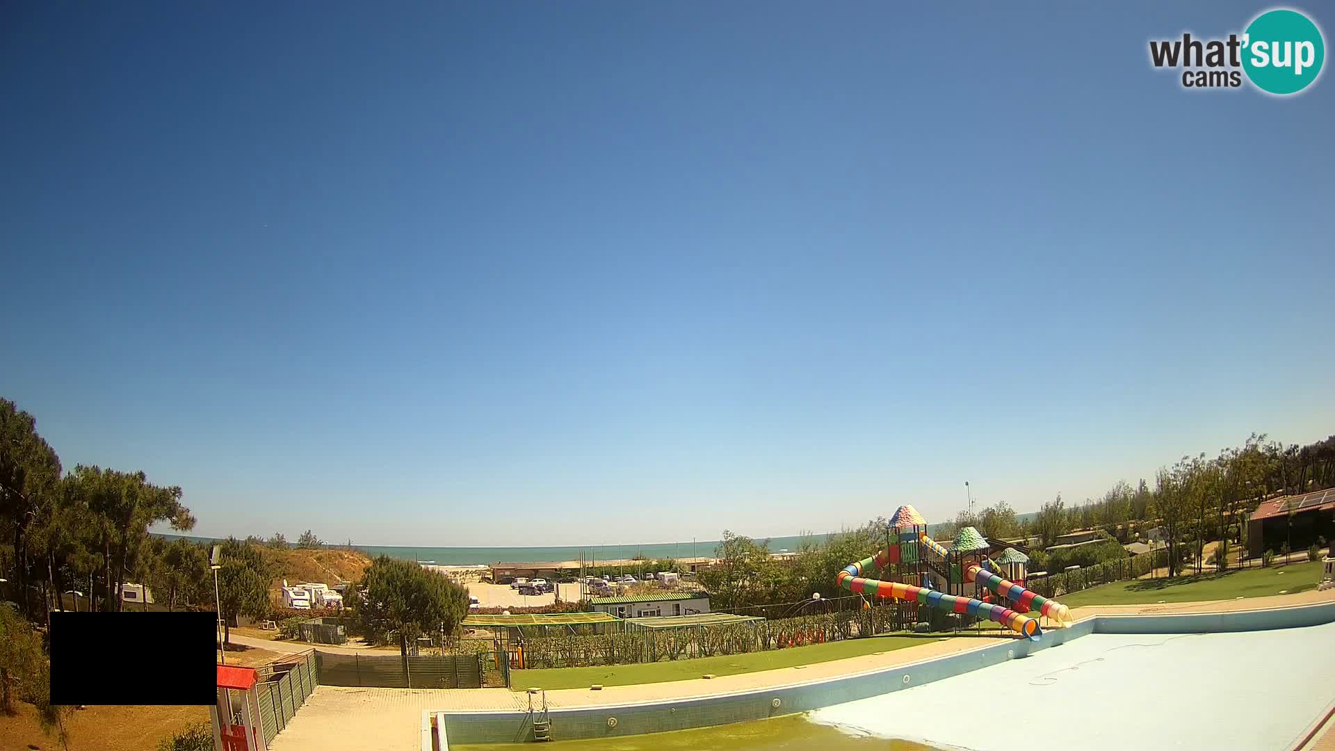 Camping Vittoria webcam en vivo Rosolina mare