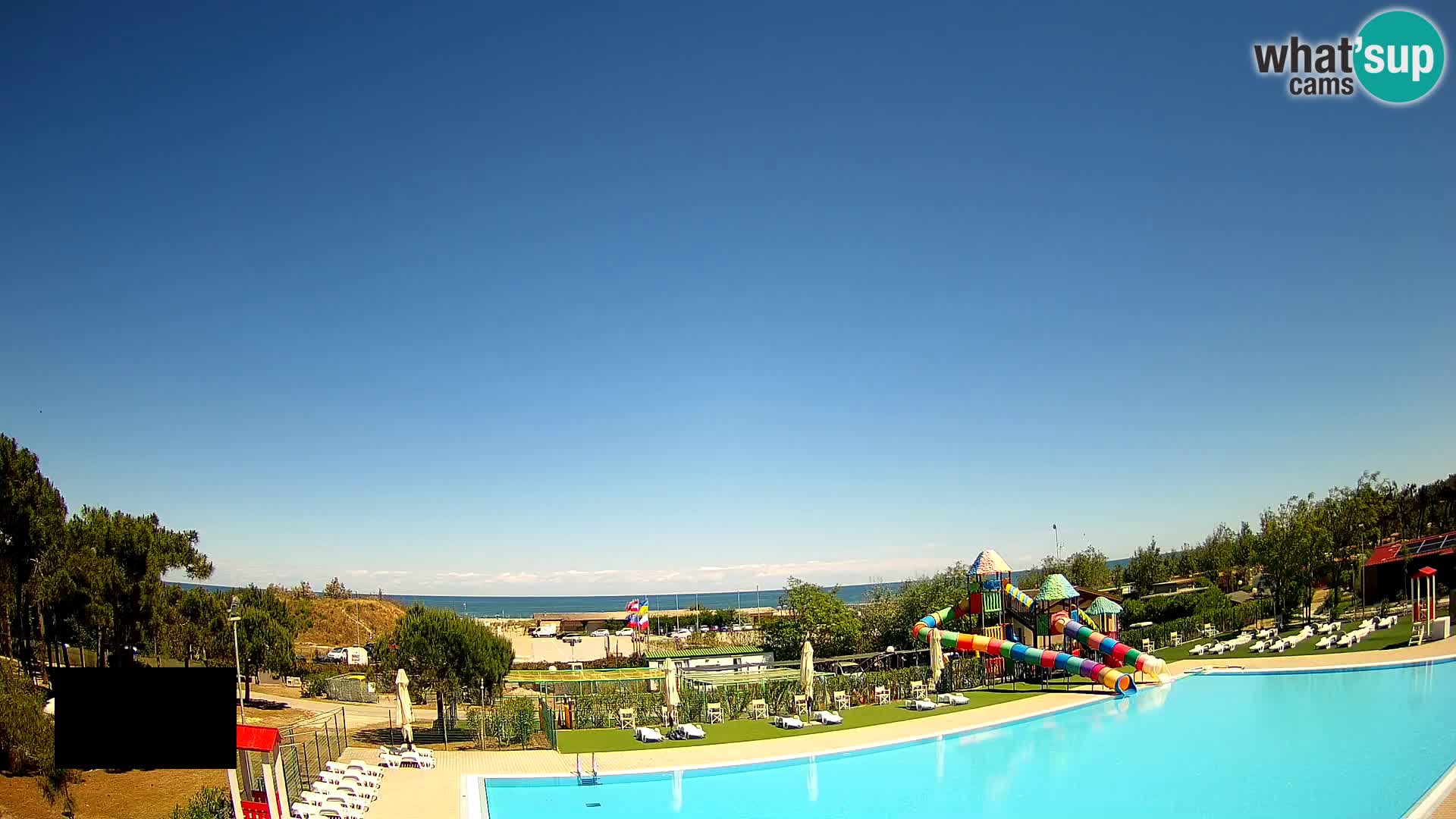 Camping Vittoria webcam en vivo Rosolina mare