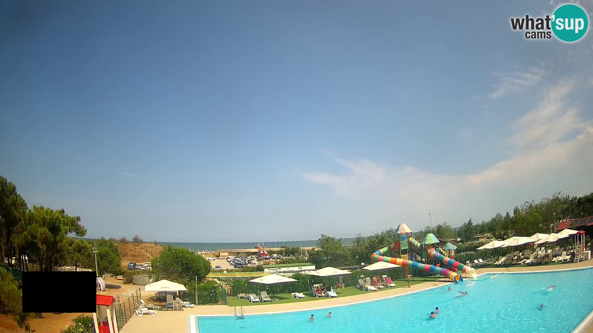 Camping Vittoria webcam en vivo Rosolina mare