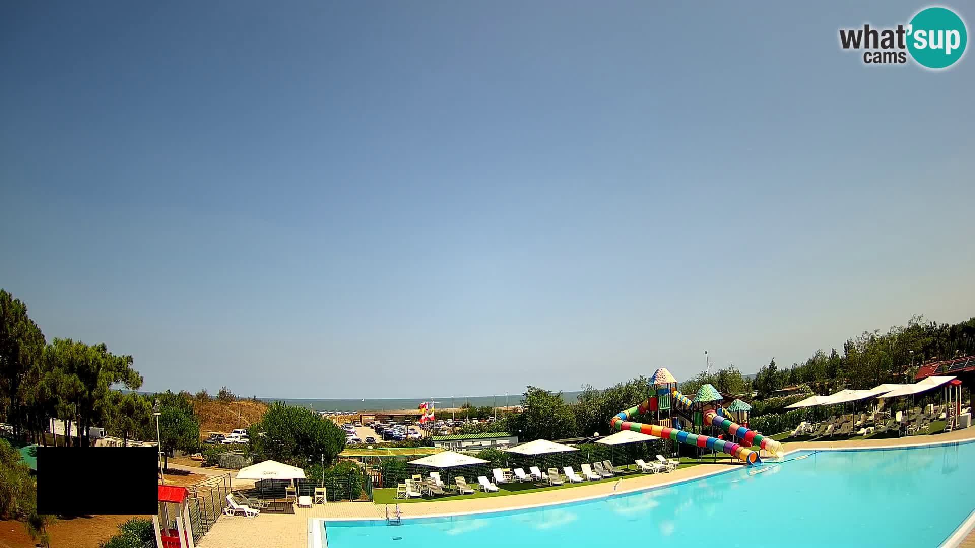Camping Vittoria webcam en vivo Rosolina mare