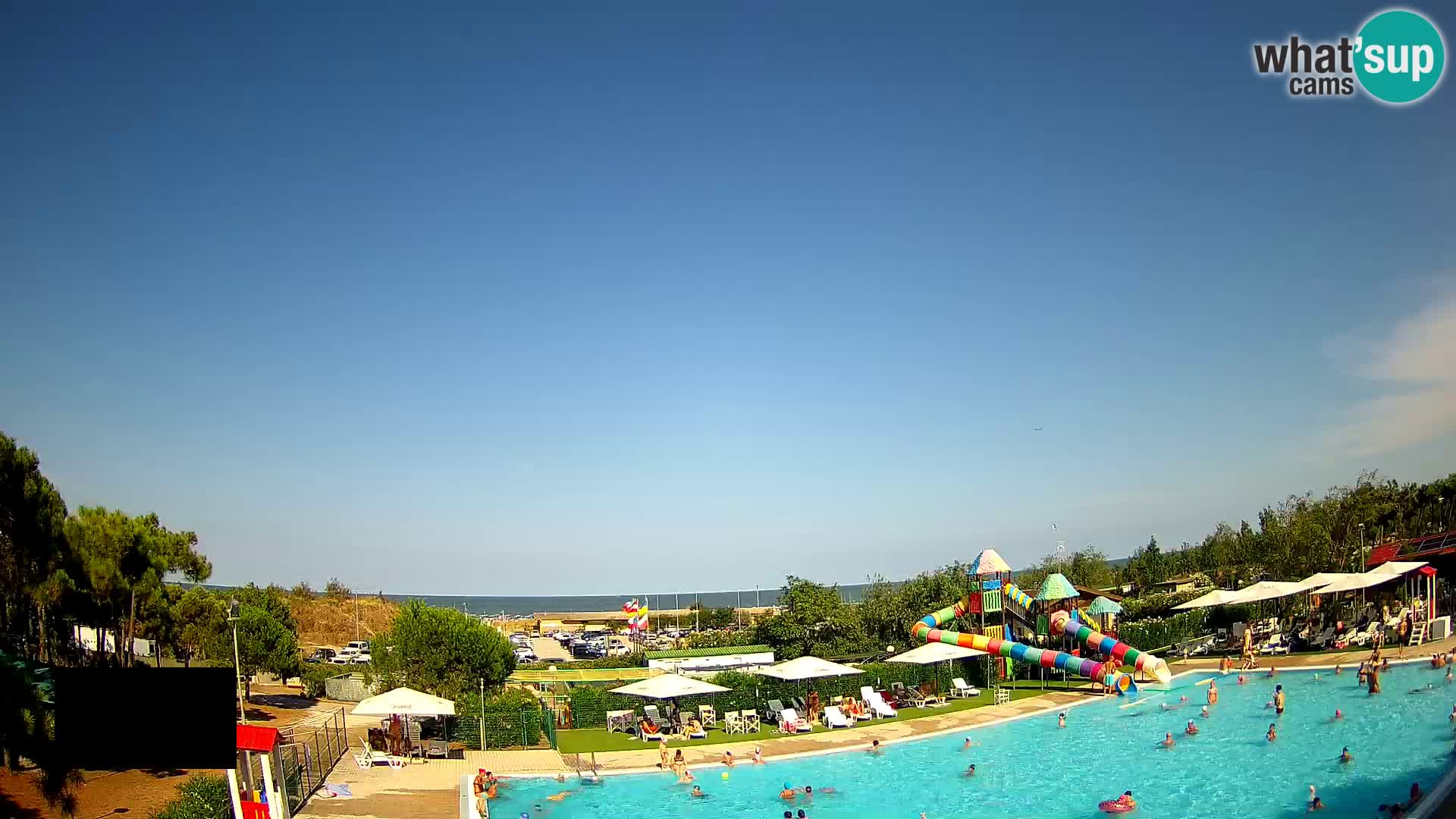 Camping Vittoria webcam en vivo Rosolina mare