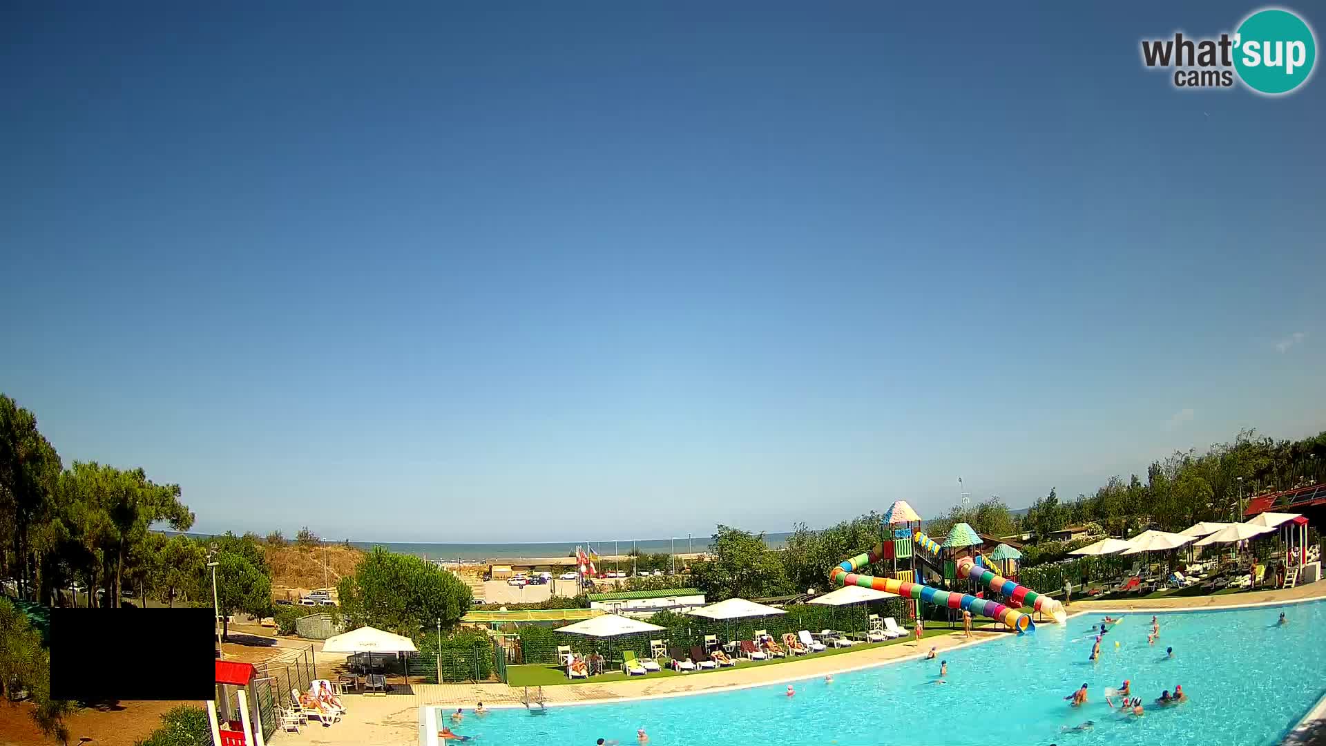 Camping Vittoria webcam en vivo Rosolina mare