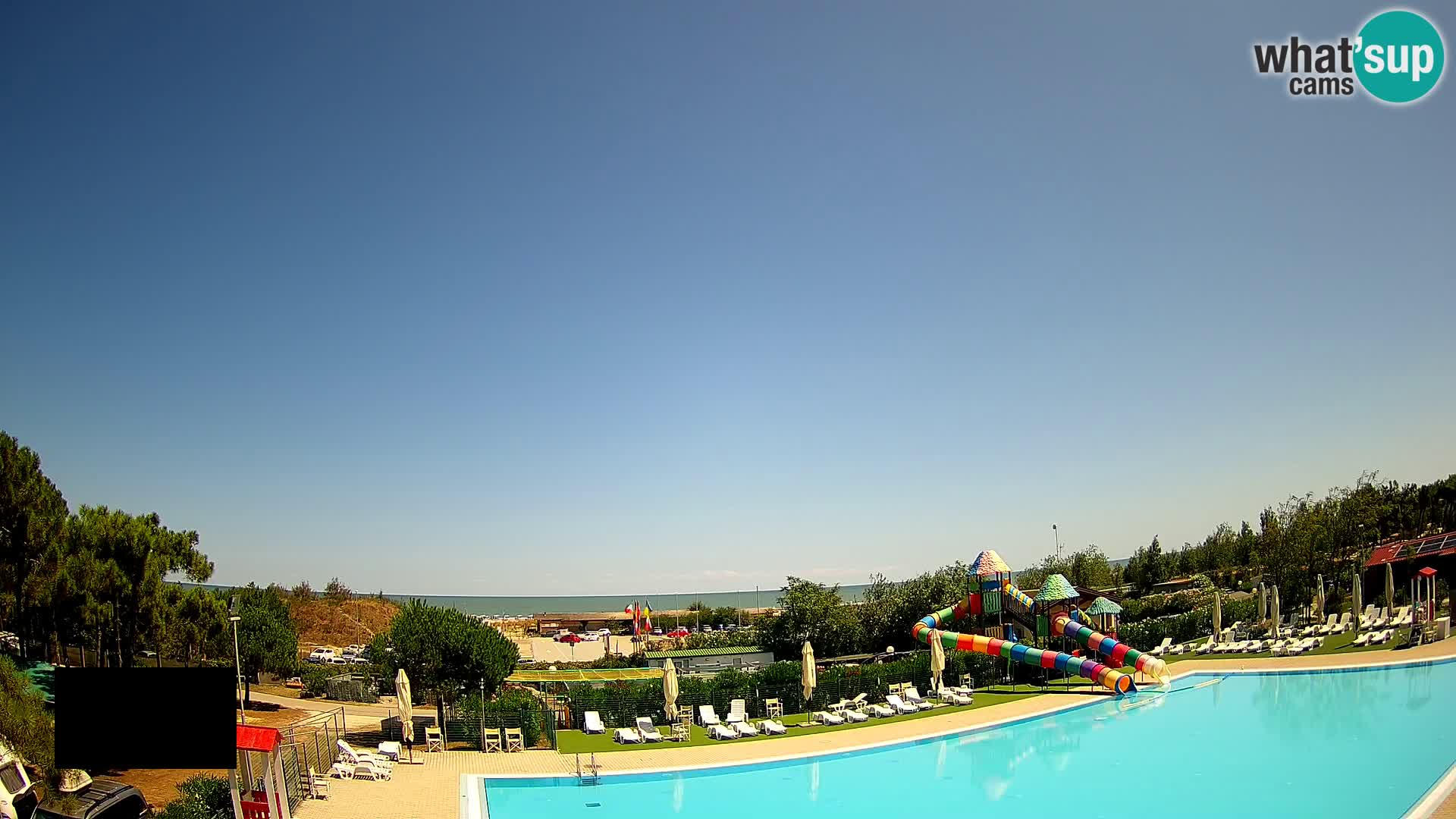 Camping Vittoria webcam en vivo Rosolina mare