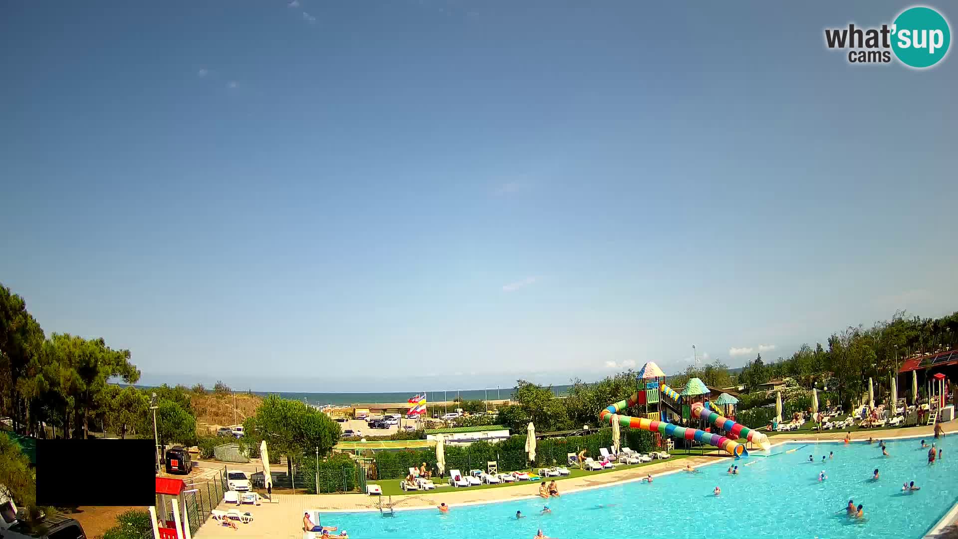 Camping Vittoria webcam en vivo Rosolina mare