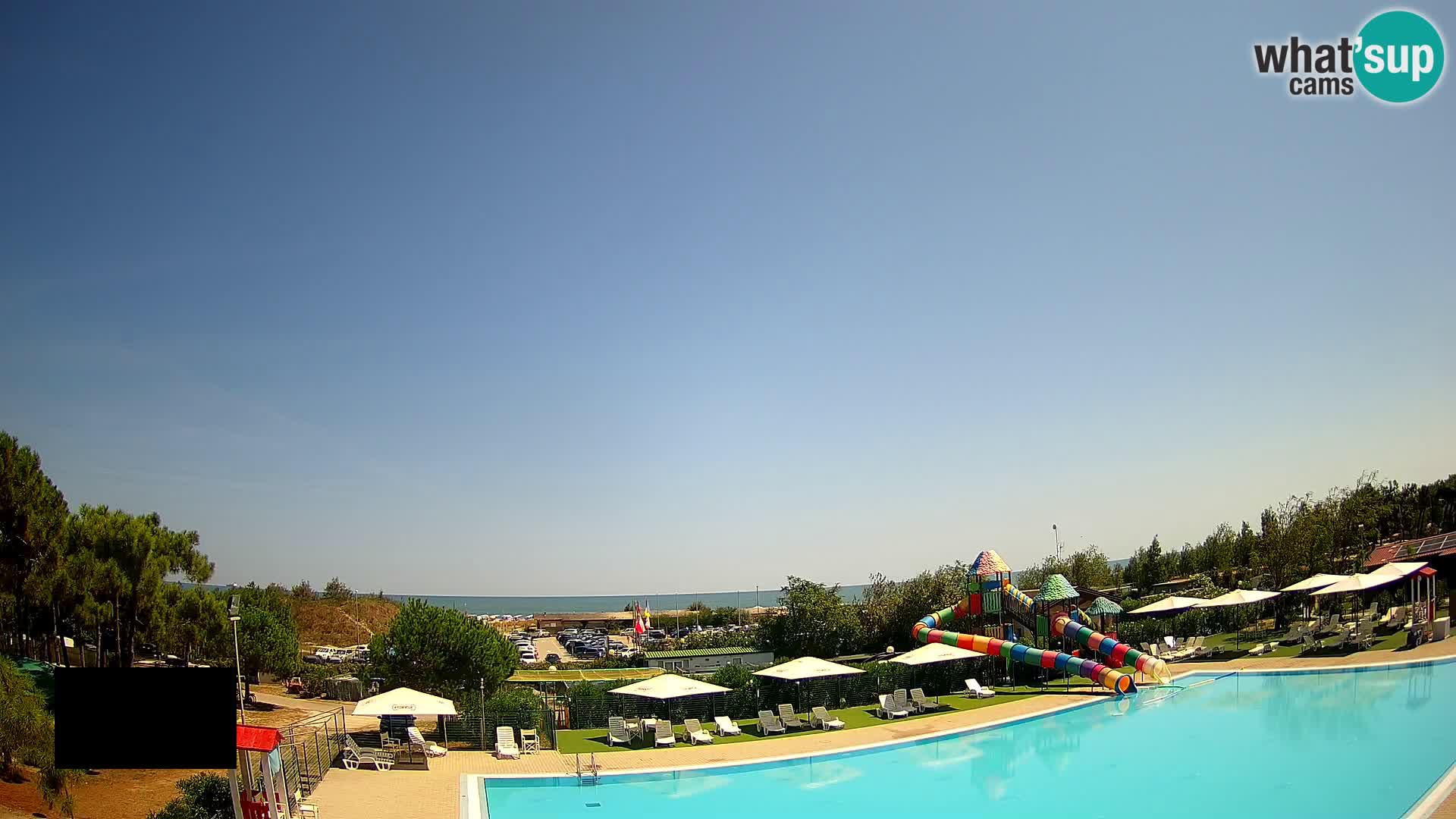 Webcam Camping Vittoria LIVEcam Rosolina mare