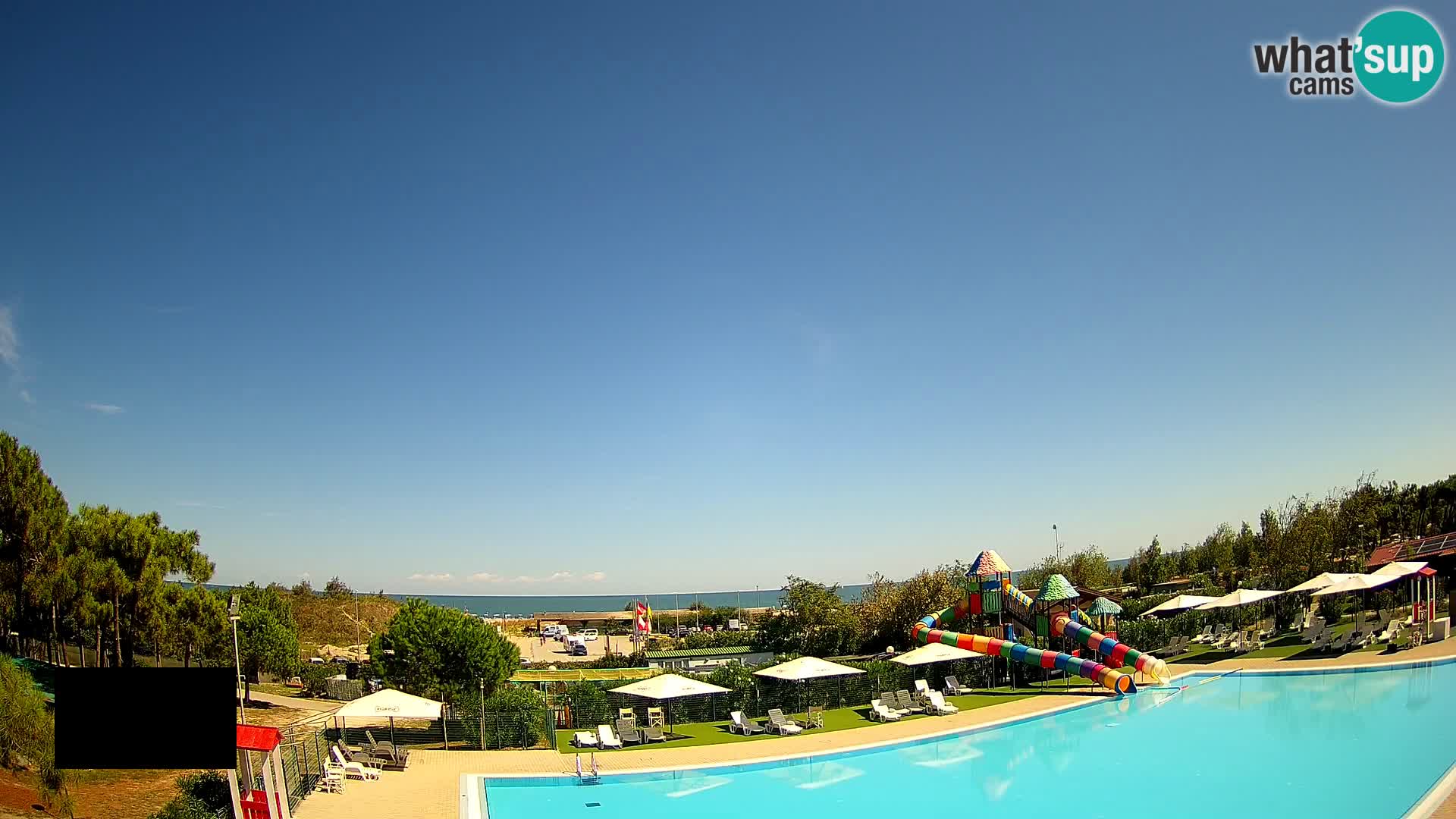 LIVE Camping Vittoria webcam Rosolina mare