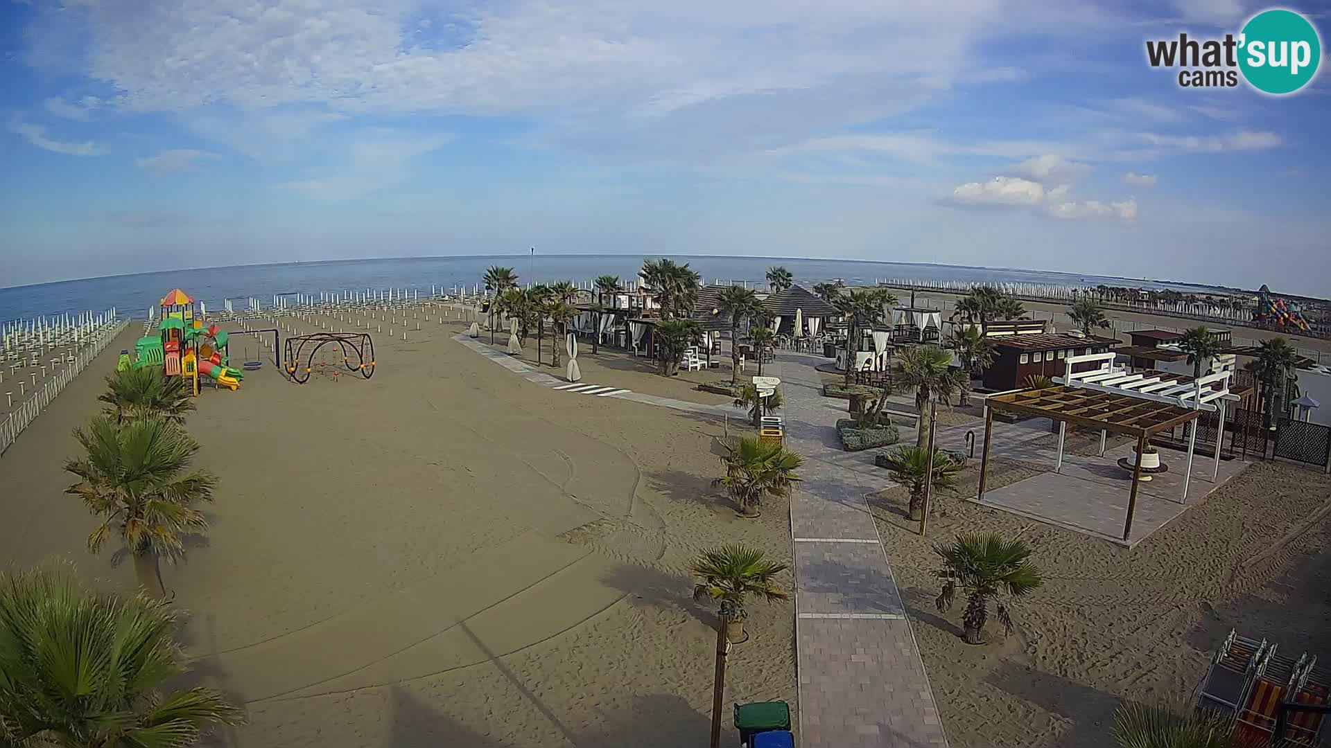 Bagno Primavera Beach – Piazzale Europa Rosolina Mare Strand webcam