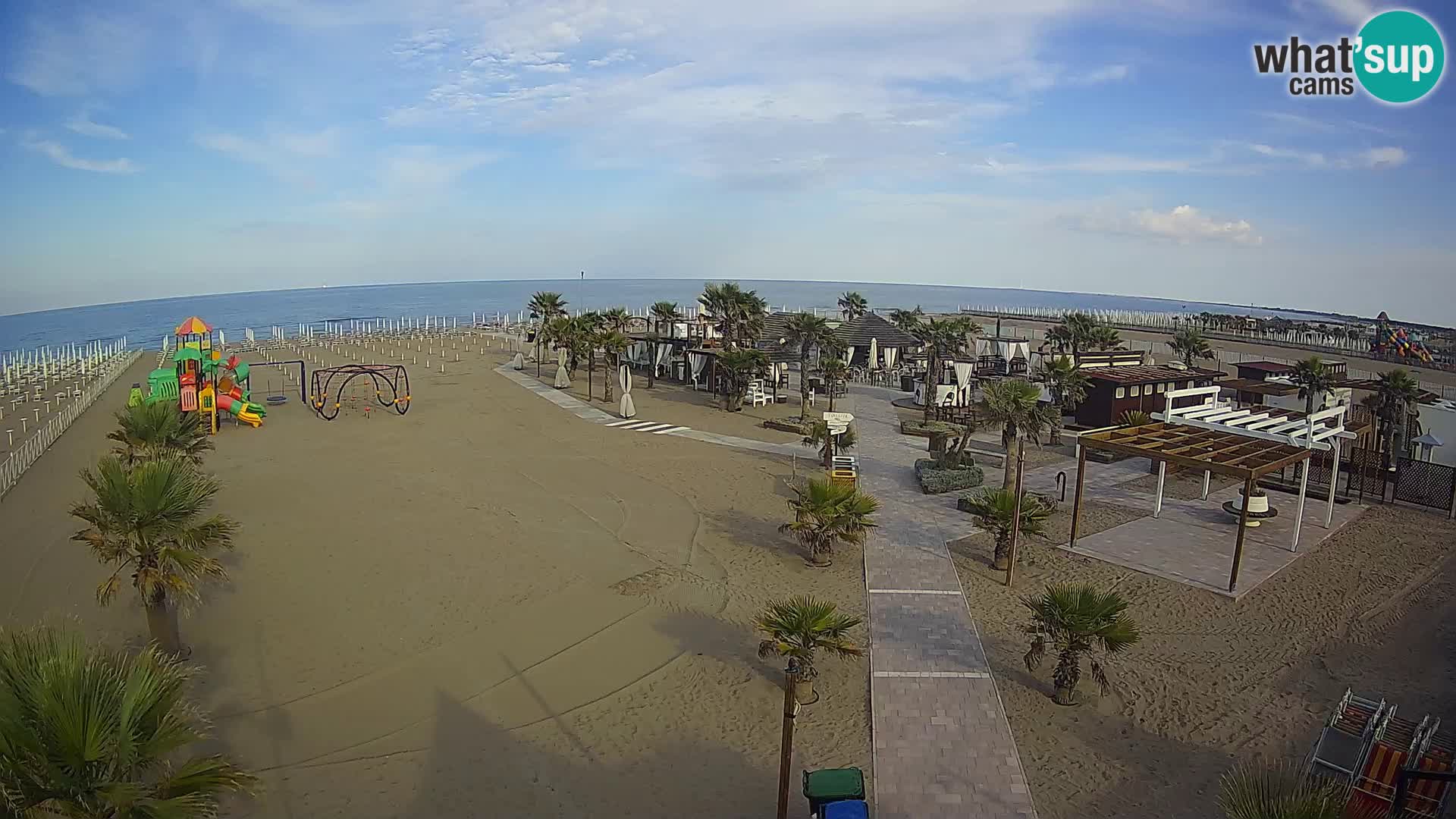 V živo Bagno Primavera Beach – Piazzale Europa Rosolina Mare webcam