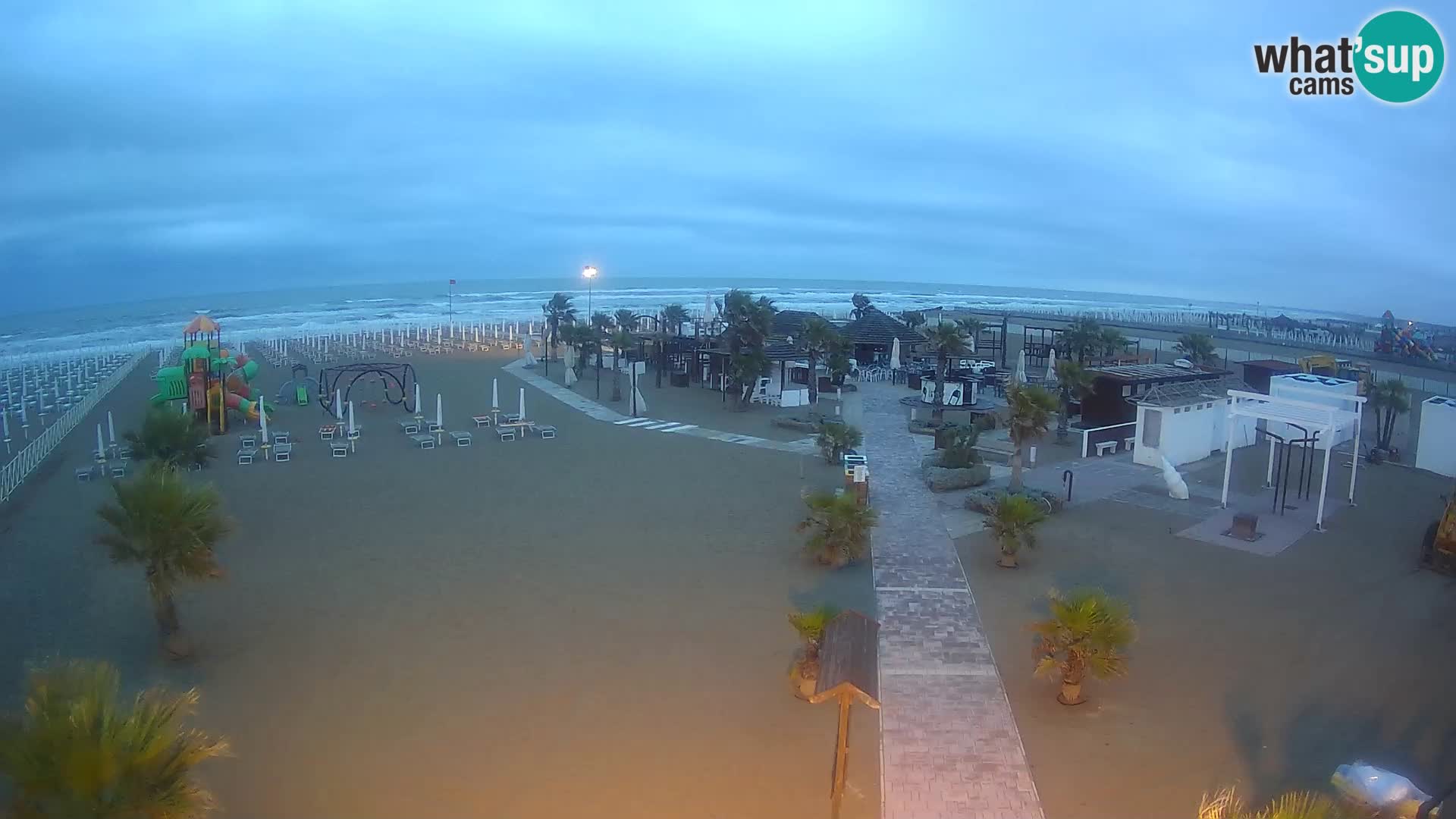 V živo Bagno Primavera Beach – Piazzale Europa Rosolina Mare webcam