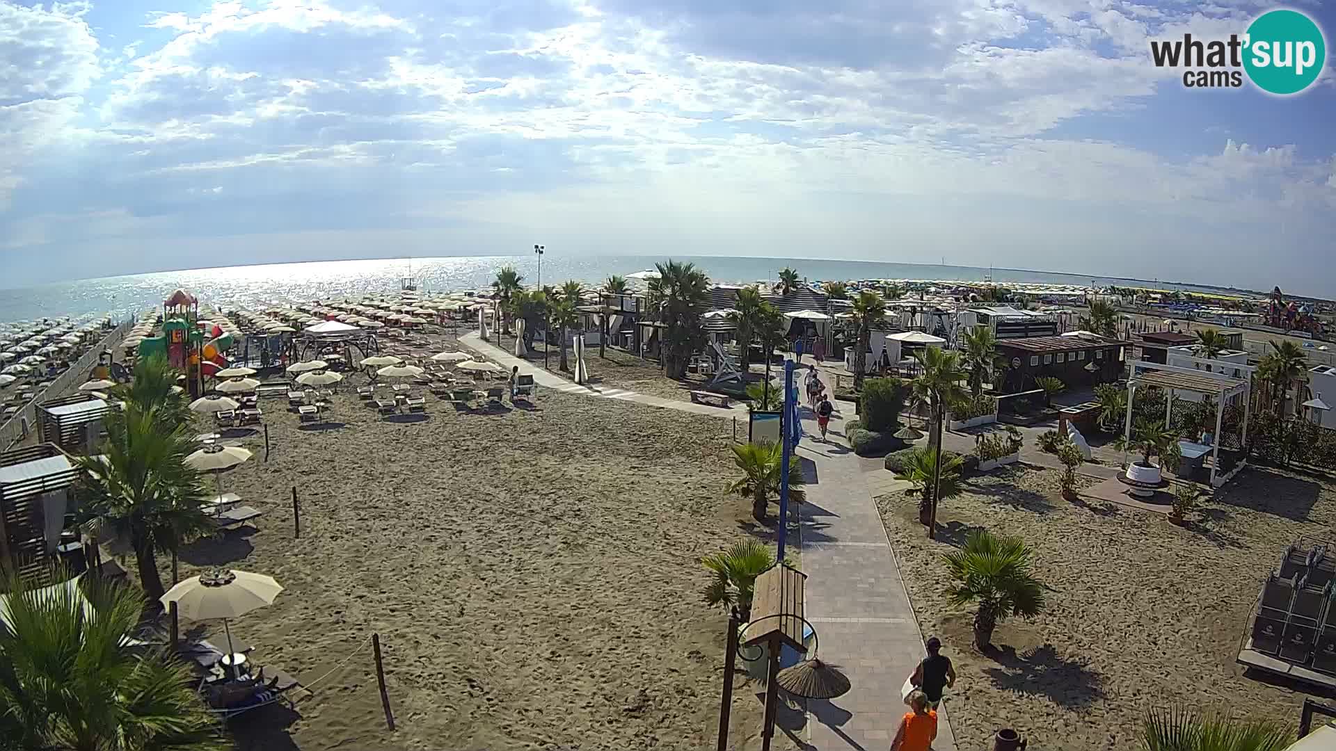 V živo Bagno Primavera Beach – Piazzale Europa Rosolina Mare webcam