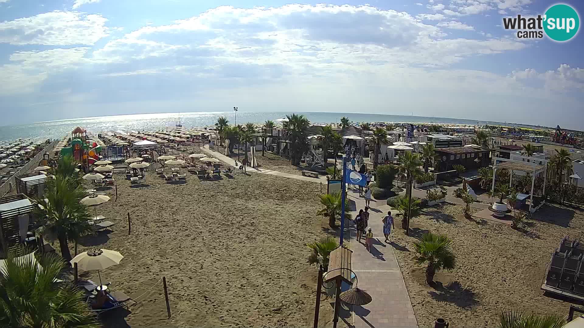 V živo Bagno Primavera Beach – Piazzale Europa Rosolina Mare webcam