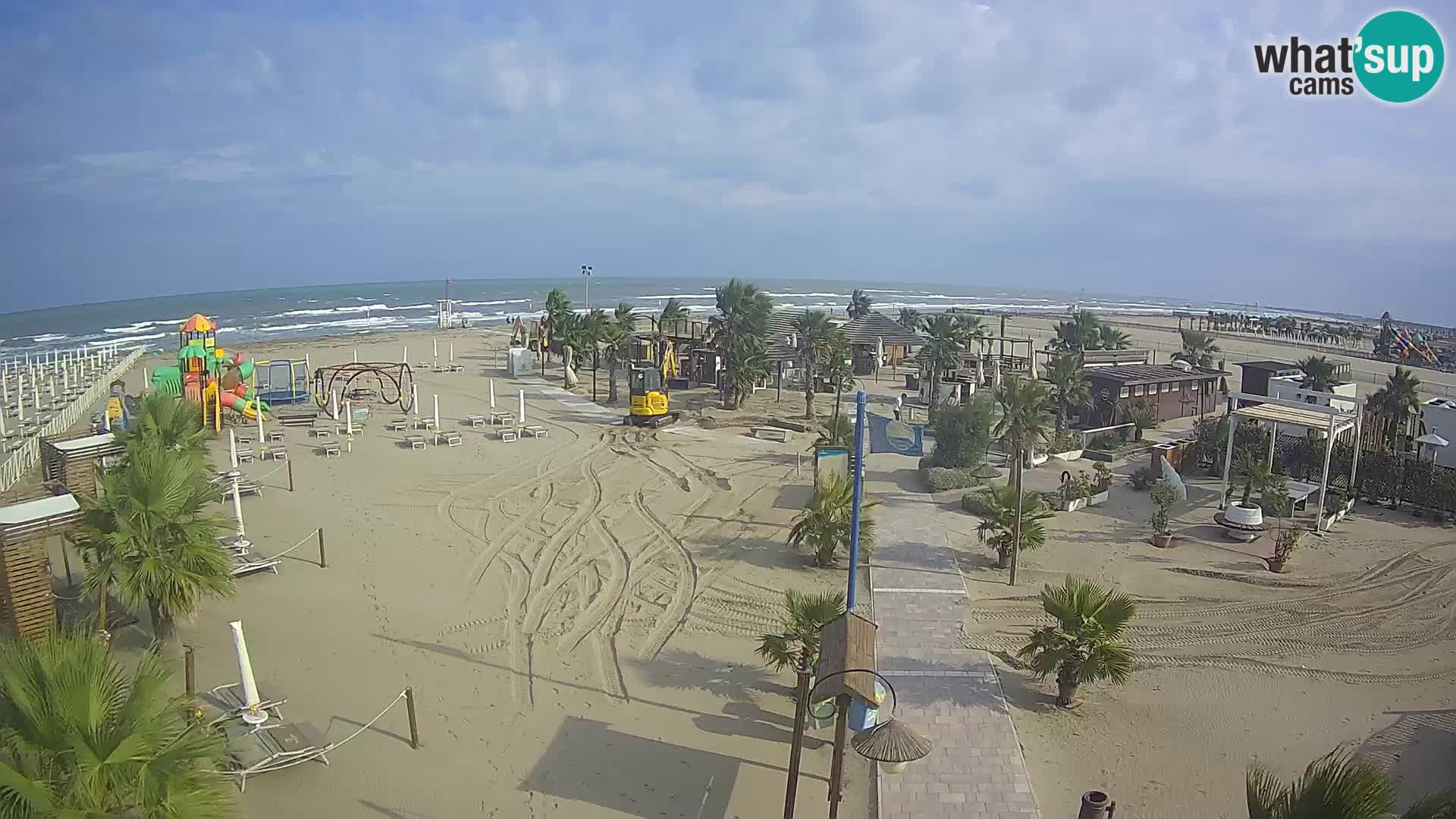 V živo Bagno Primavera Beach – Piazzale Europa Rosolina Mare webcam