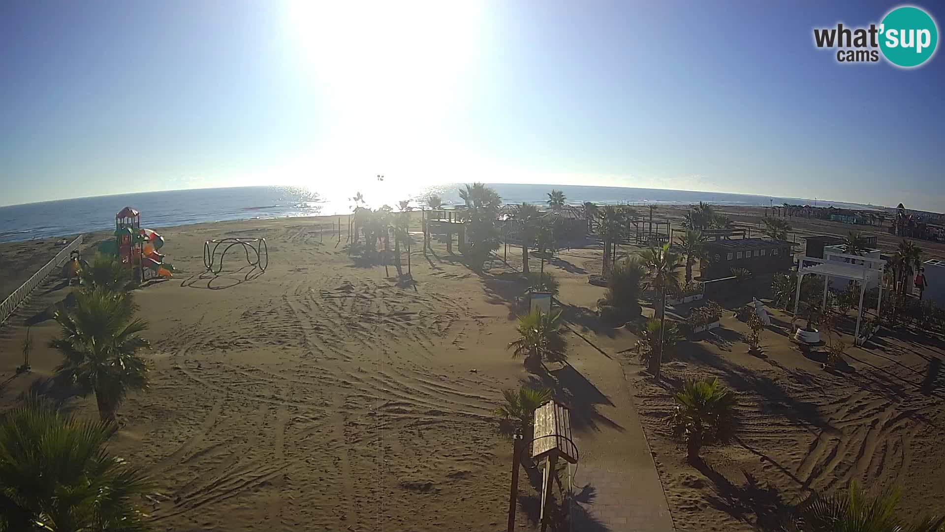 V živo Bagno Primavera Beach – Piazzale Europa Rosolina Mare webcam