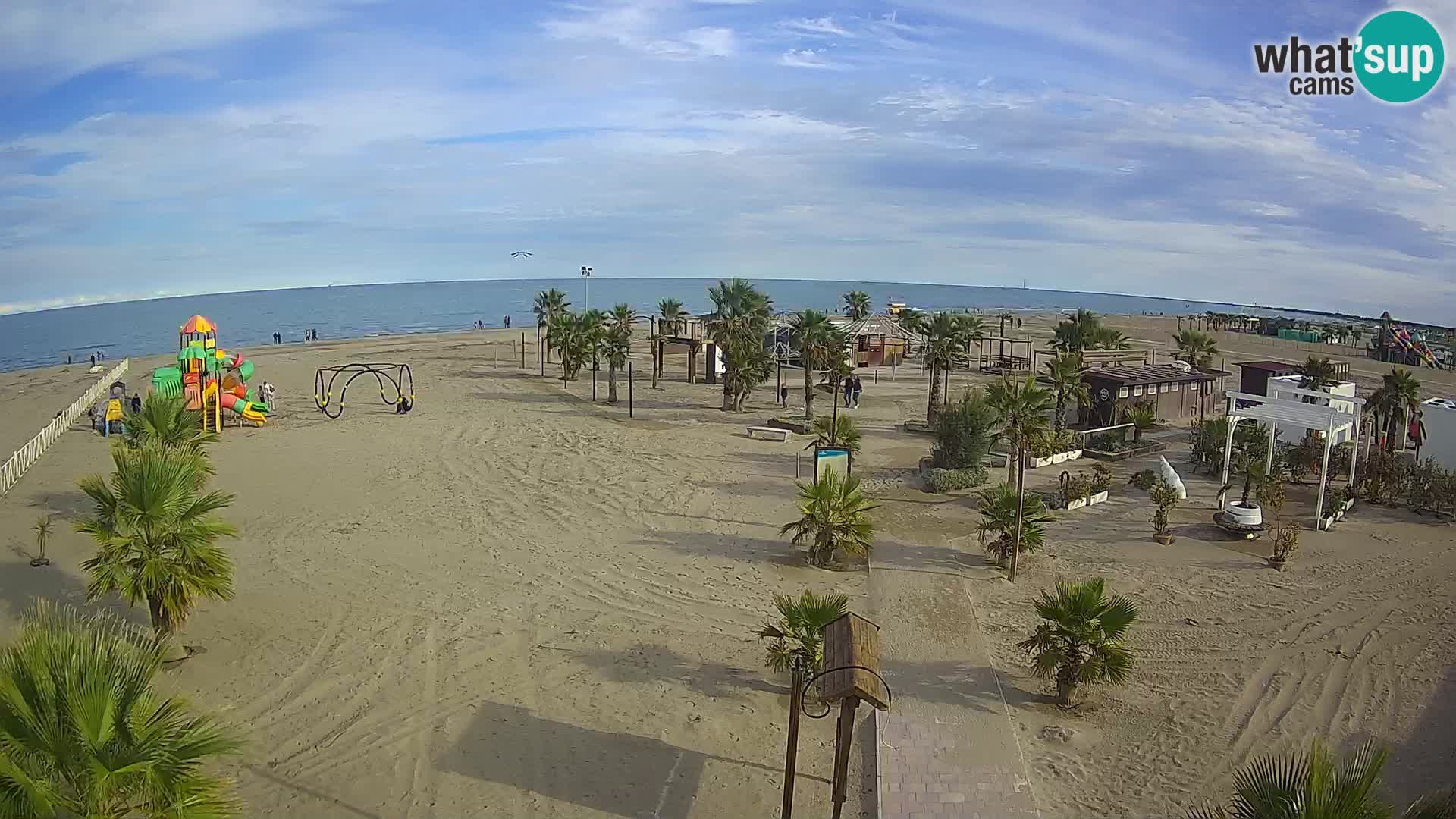 V živo Bagno Primavera Beach – Piazzale Europa Rosolina Mare webcam