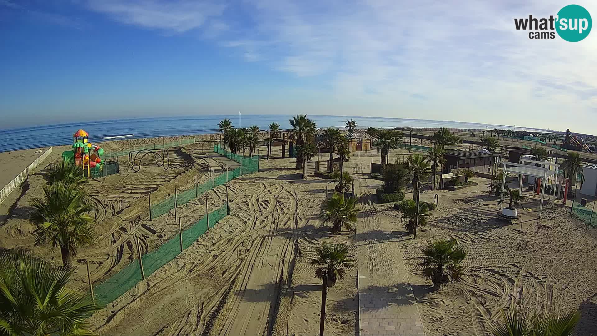 V živo Bagno Primavera Beach – Piazzale Europa Rosolina Mare webcam