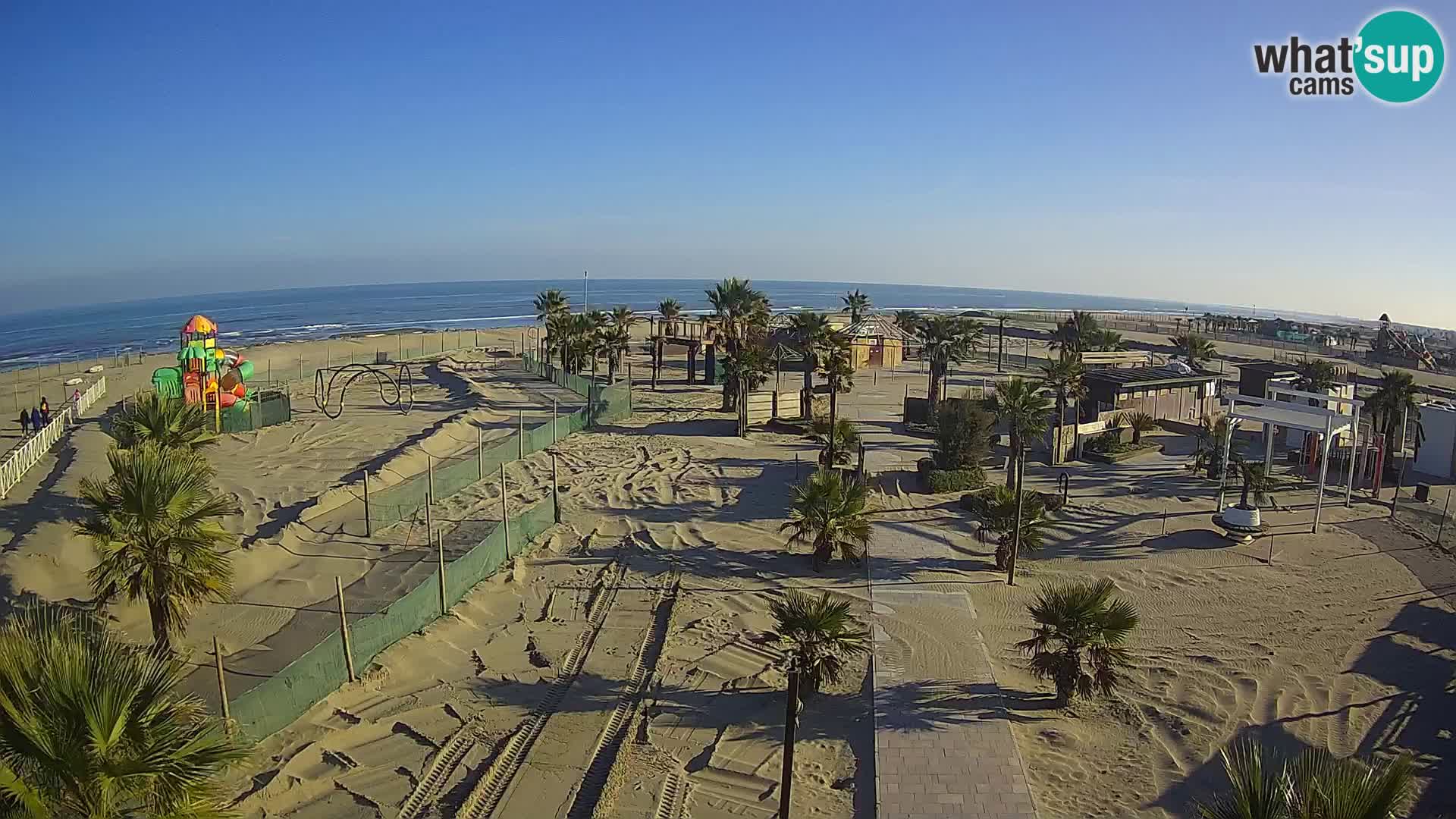 V živo Bagno Primavera Beach – Piazzale Europa Rosolina Mare webcam