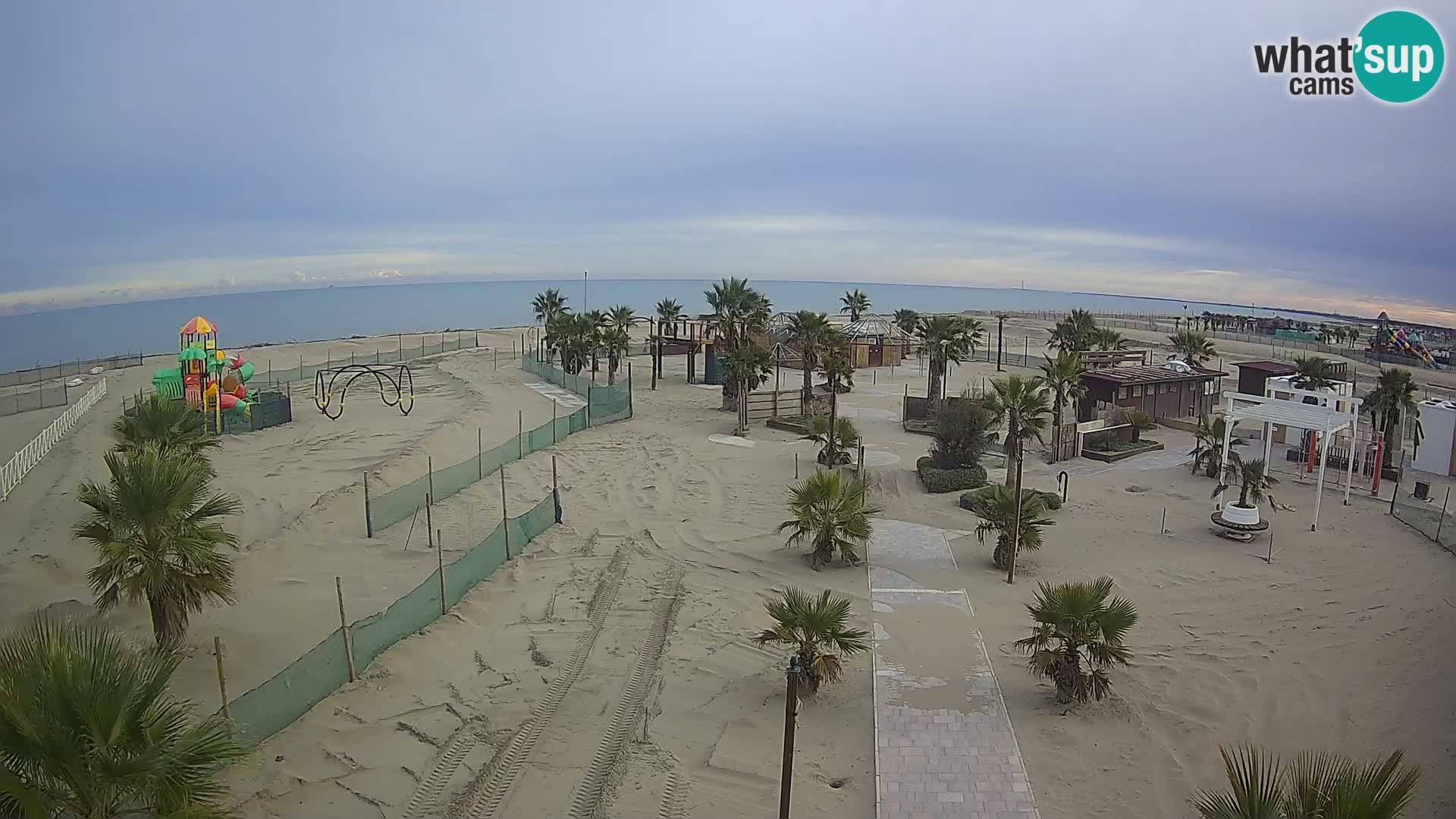 Bagno Primavera Beach – Piazzale Europa Rosolina Mare Strand webcam