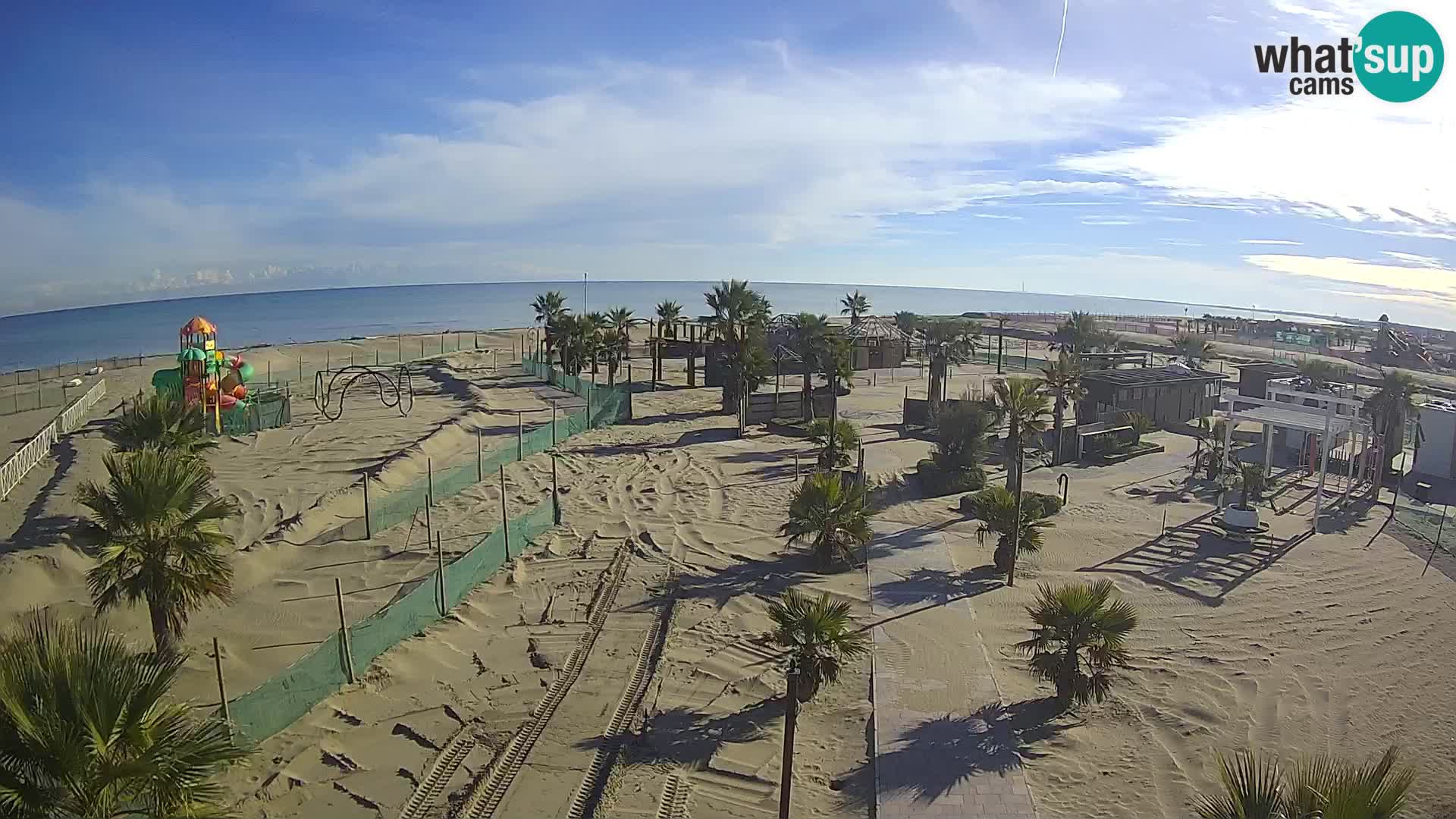 Bagno Primavera Beach – Piazzale Europa Rosolina Mare Strand webcam