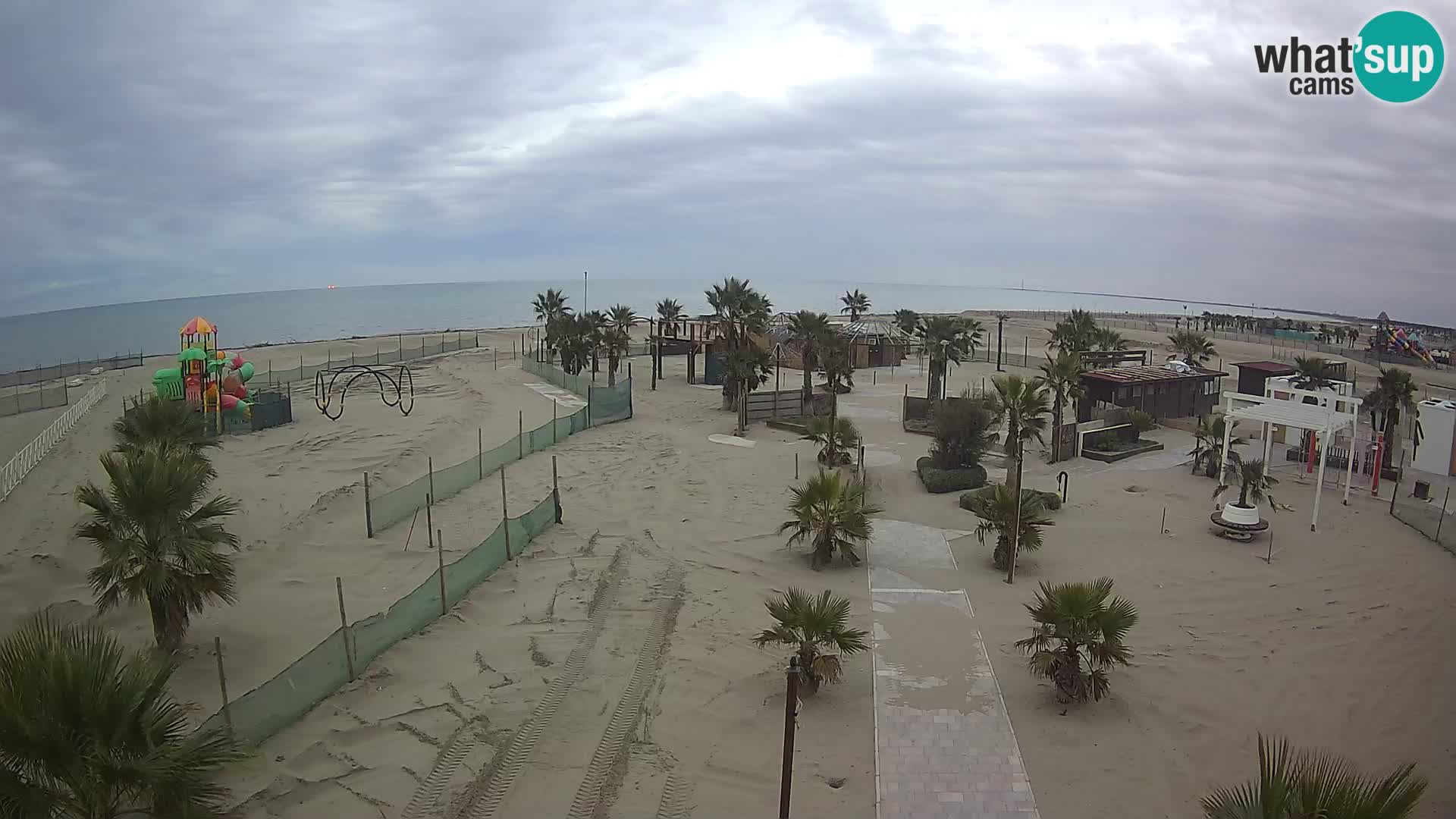 Bagno Primavera Beach – Piazzale Europa Rosolina Mare Strand webcam