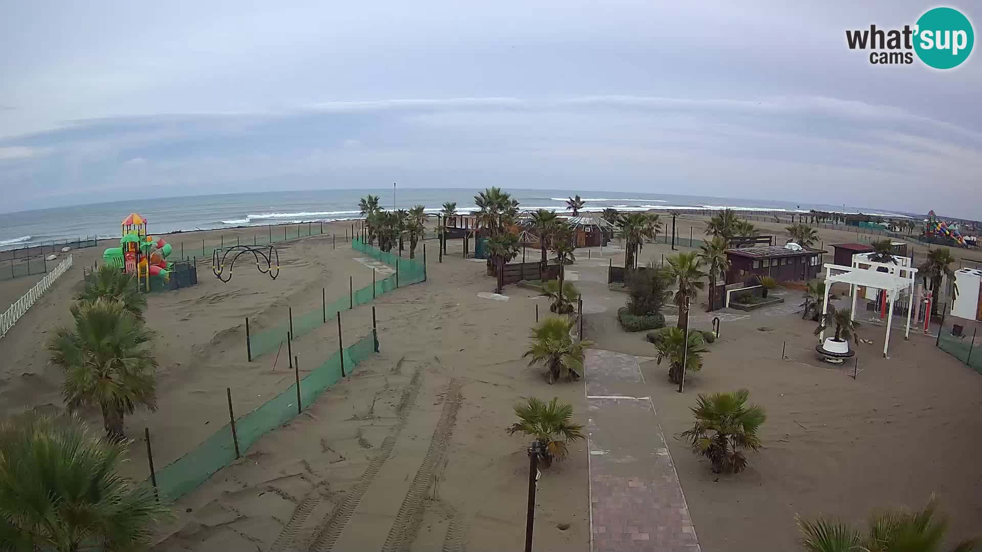 Bagno Primavera Beach – Piazzale Europa Rosolina Mare Strand webcam