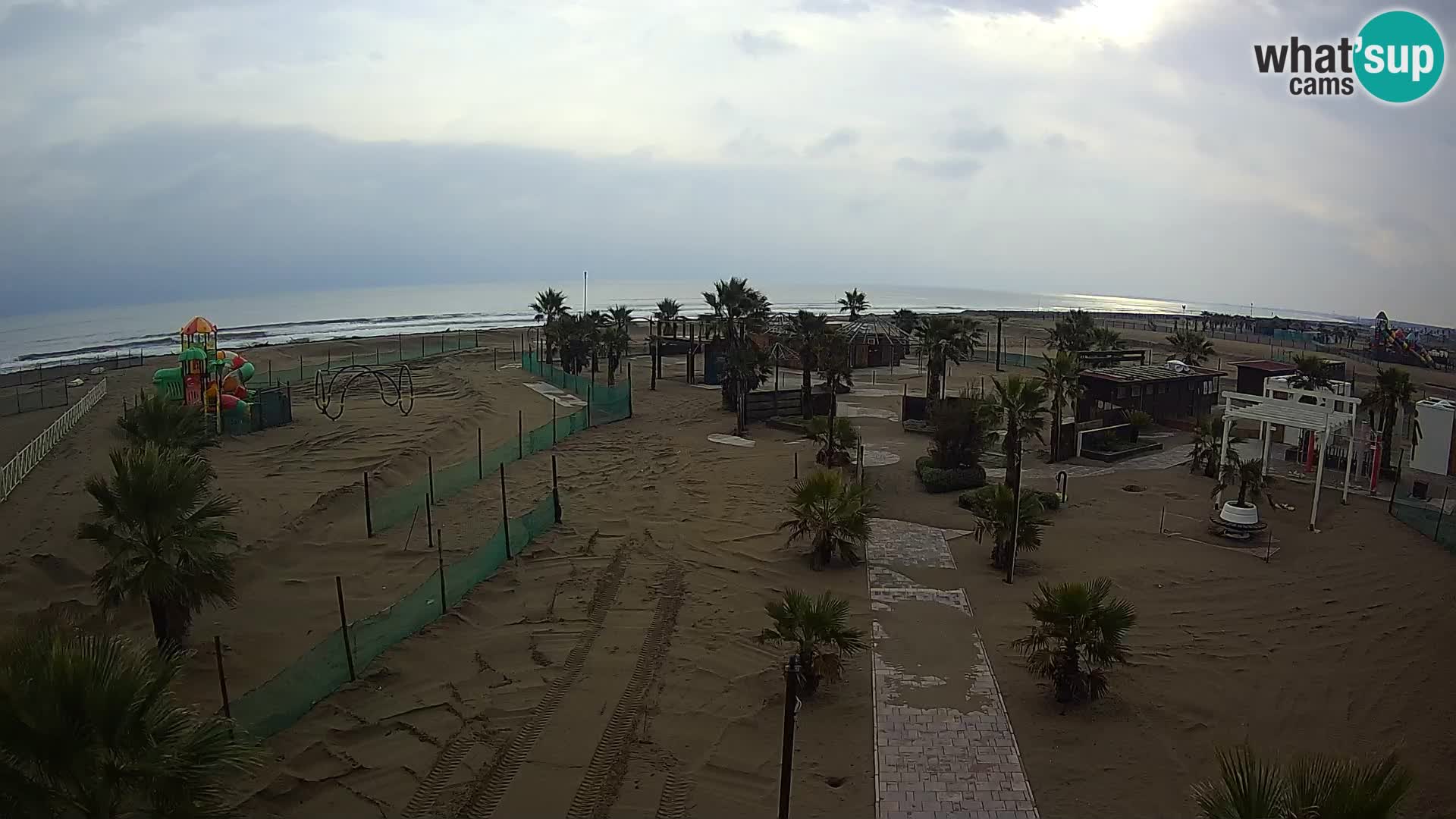 Bagno Primavera Beach – Piazzale Europa Rosolina Mare Strand webcam