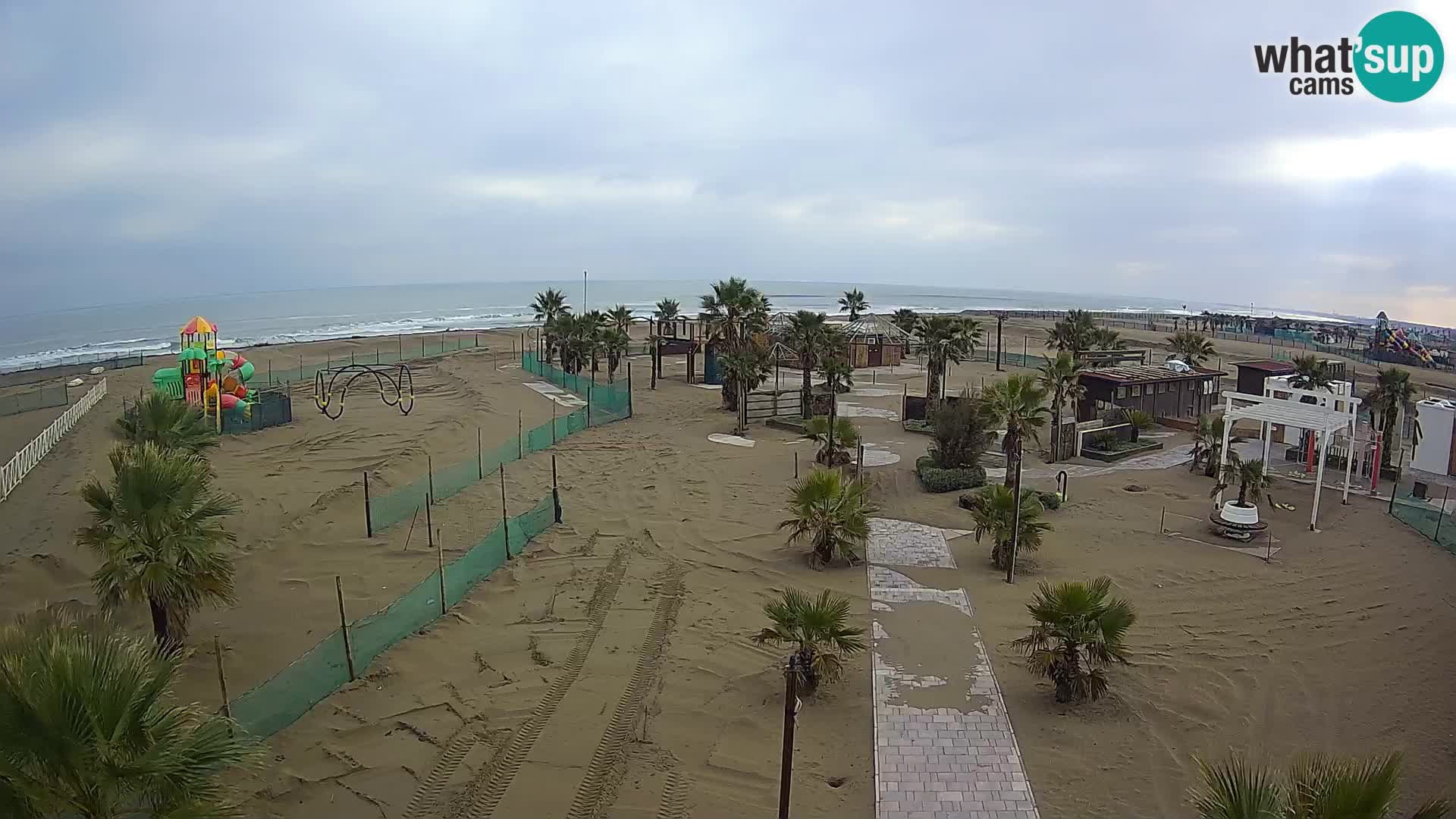 Bagno Primavera Beach – Piazzale Europa Rosolina Mare Strand webcam