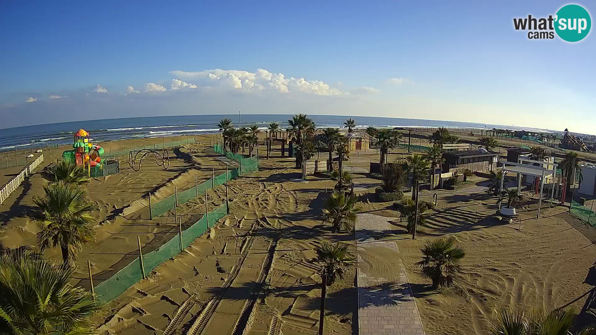 V živo Bagno Primavera Beach – Piazzale Europa Rosolina Mare webcam