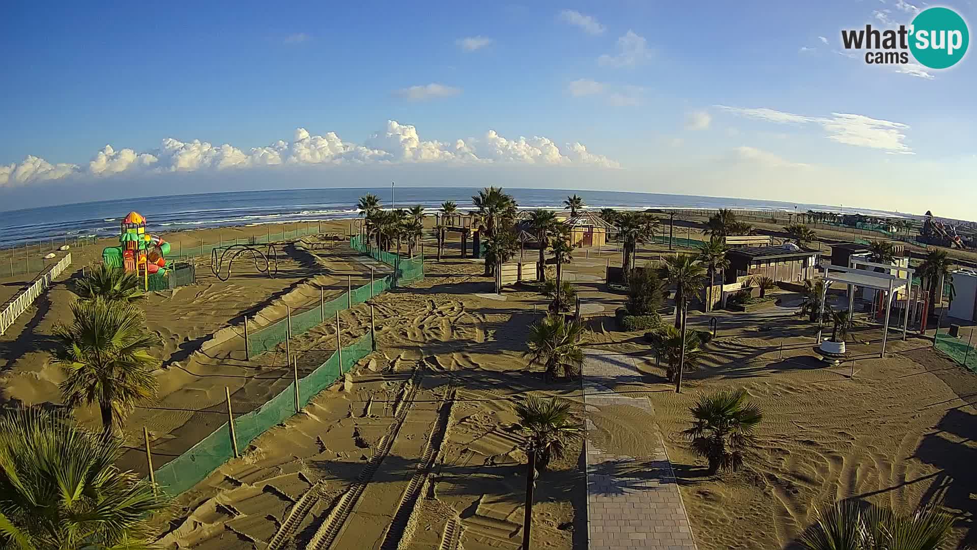 V živo Bagno Primavera Beach – Piazzale Europa Rosolina Mare webcam