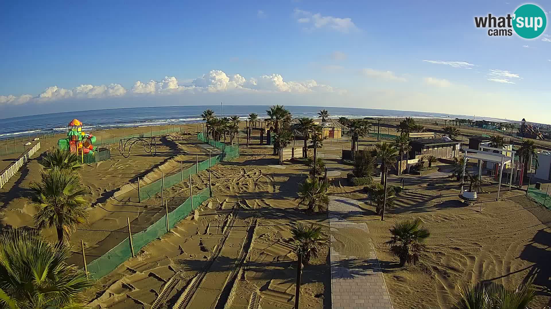 V živo Bagno Primavera Beach – Piazzale Europa Rosolina Mare webcam