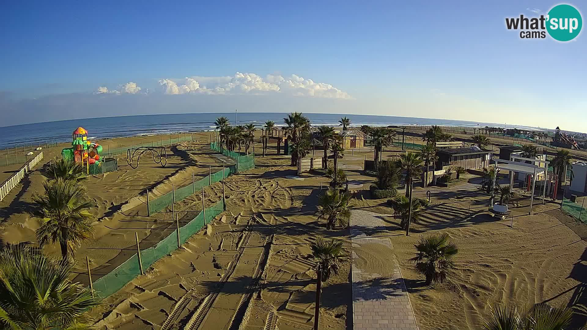 V živo Bagno Primavera Beach – Piazzale Europa Rosolina Mare webcam