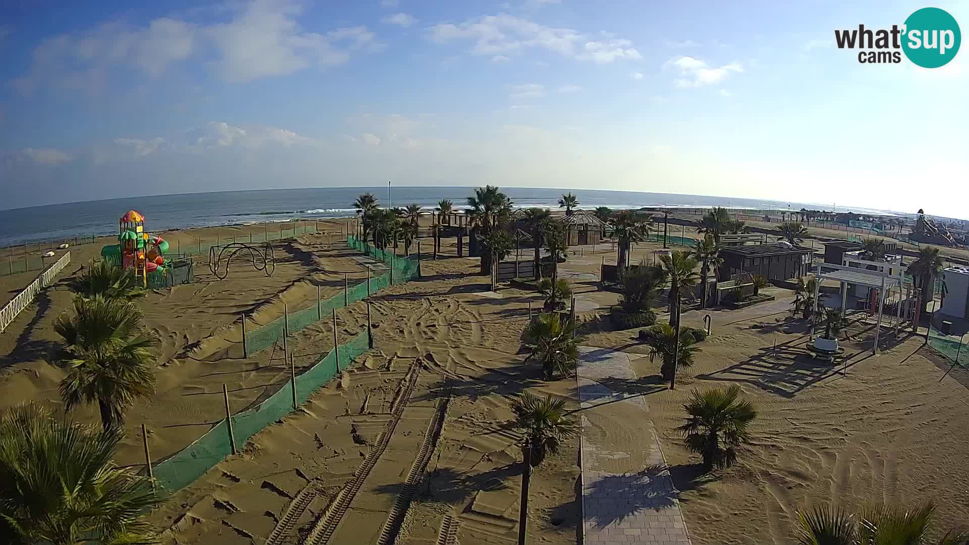 Bagno Primavera Beach – Piazzale Europa Rosolina Mare Strand webcam