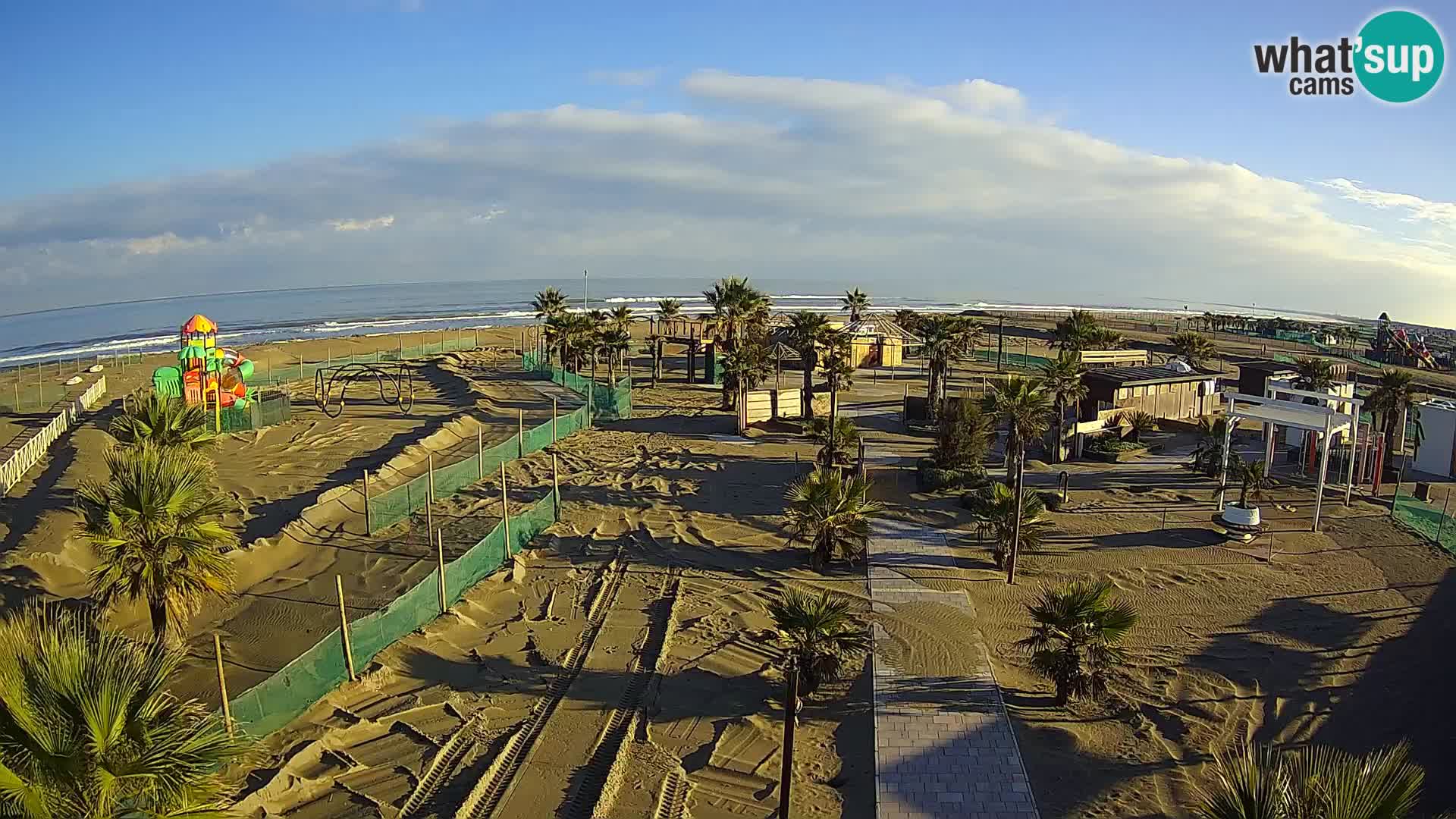 V živo Bagno Primavera Beach – Piazzale Europa Rosolina Mare webcam