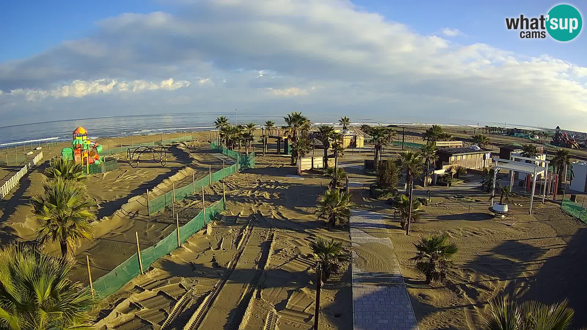 Bagno Primavera Beach – Piazzale Europa Rosolina Mare Strand webcam