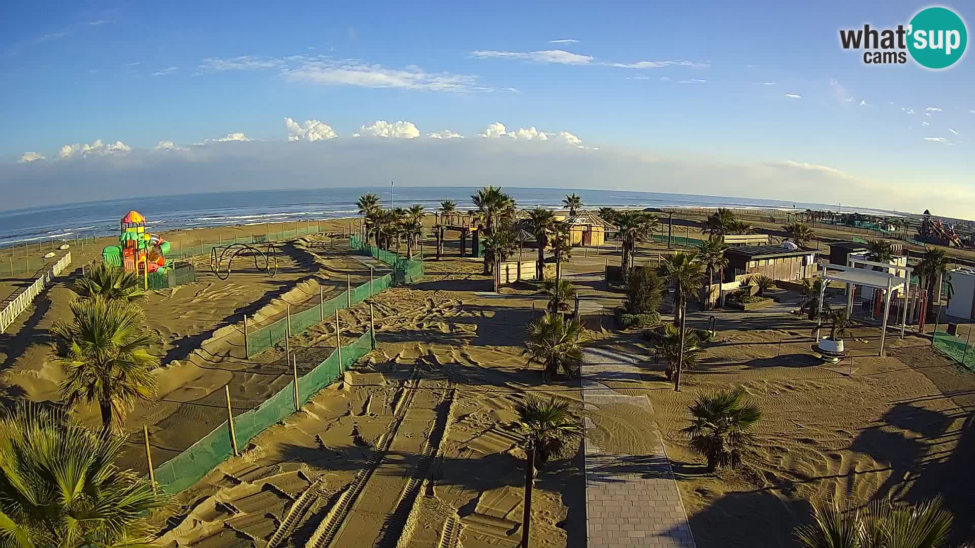 V živo Bagno Primavera Beach – Piazzale Europa Rosolina Mare webcam