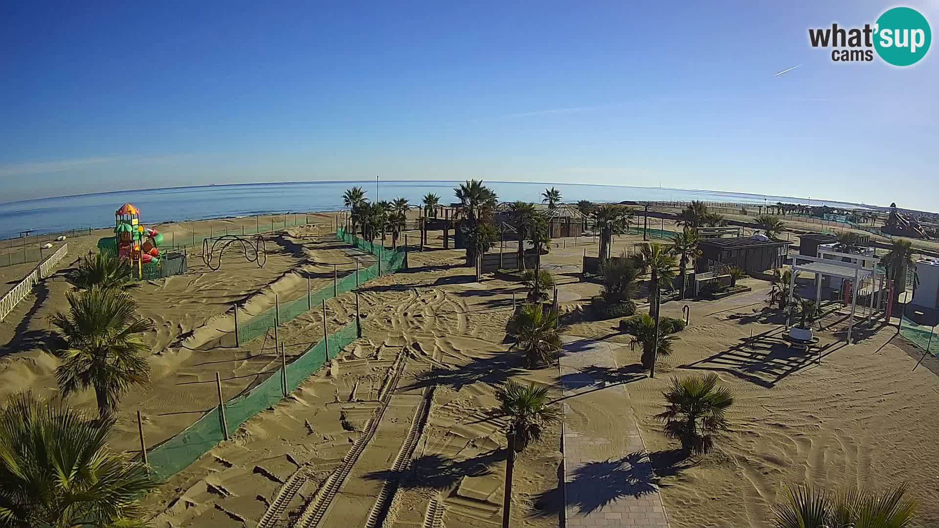 V živo Bagno Primavera Beach – Piazzale Europa Rosolina Mare webcam