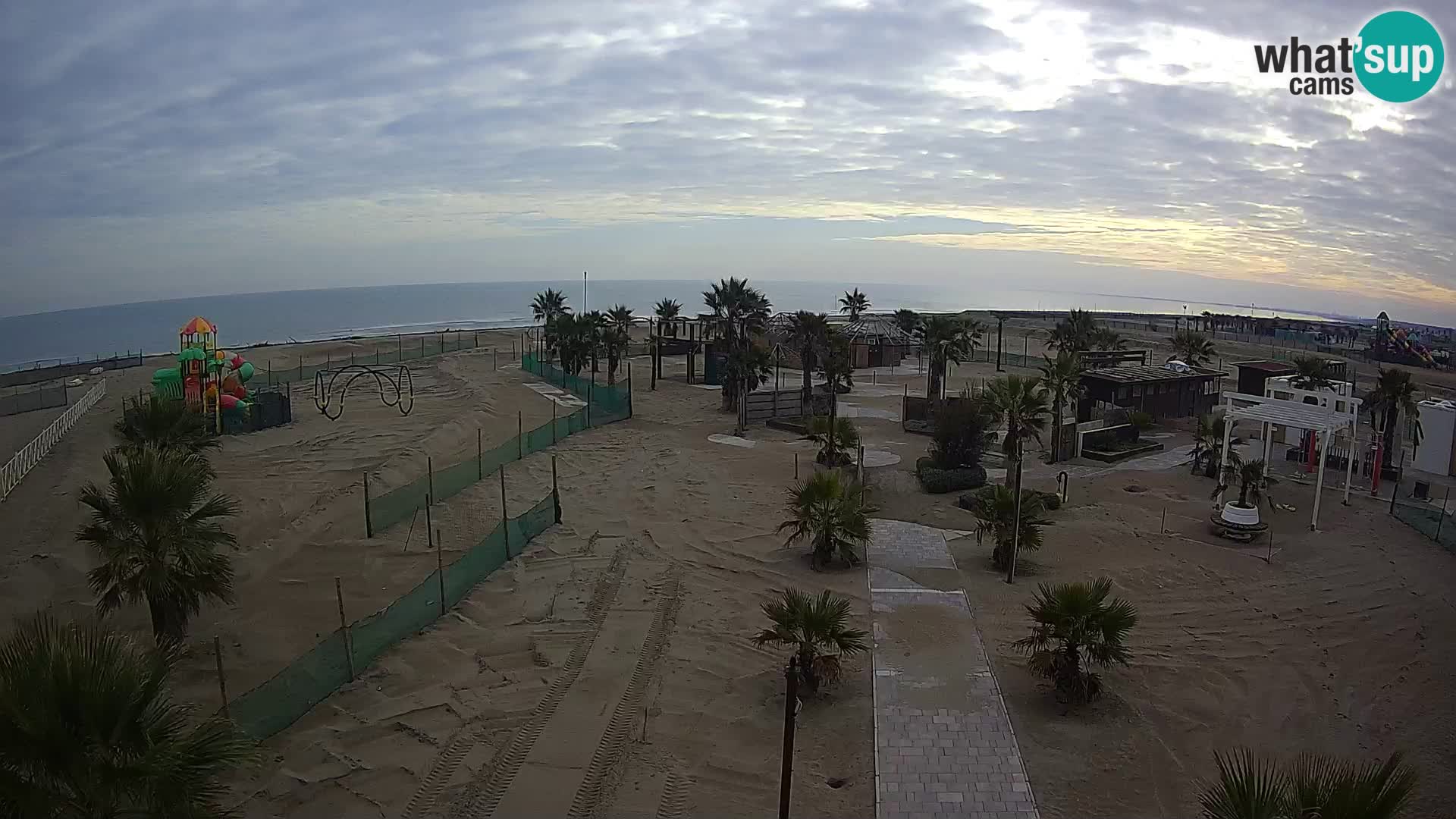 Bagno Primavera Beach – Piazzale Europa Rosolina Mare Strand webcam