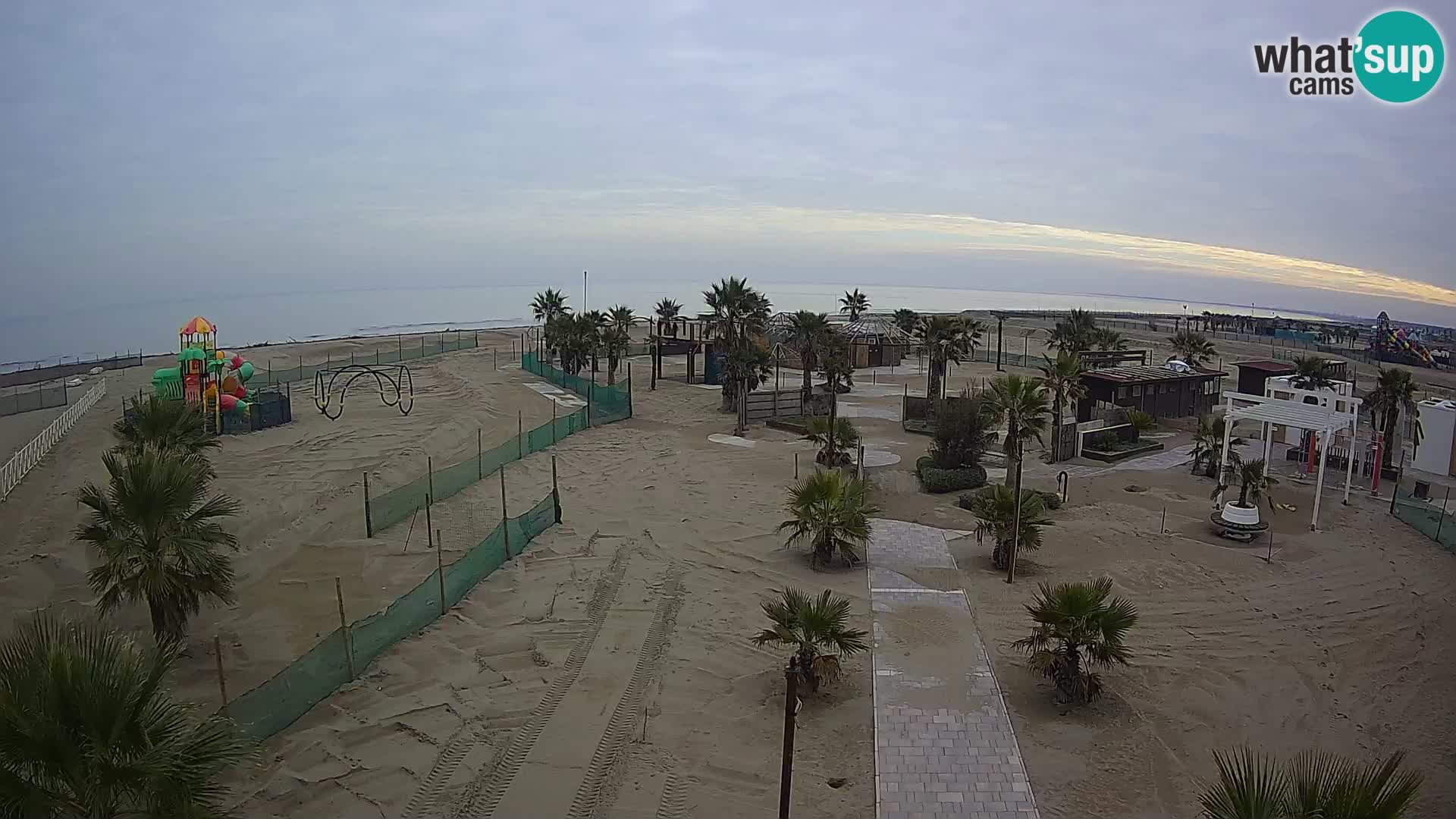 Bagno Primavera Beach – Piazzale Europa Rosolina Mare Strand webcam