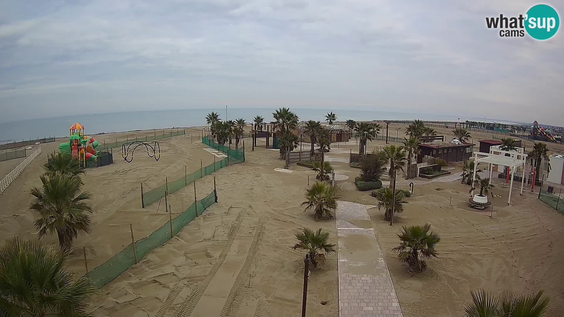 Bagno Primavera Beach – Piazzale Europa Rosolina Mare Strand webcam