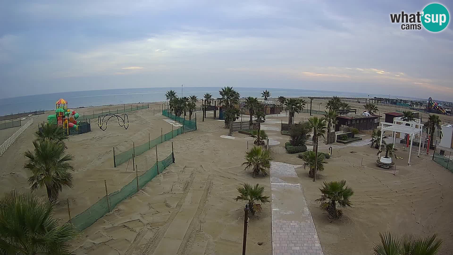 V živo Bagno Primavera Beach – Piazzale Europa Rosolina Mare webcam