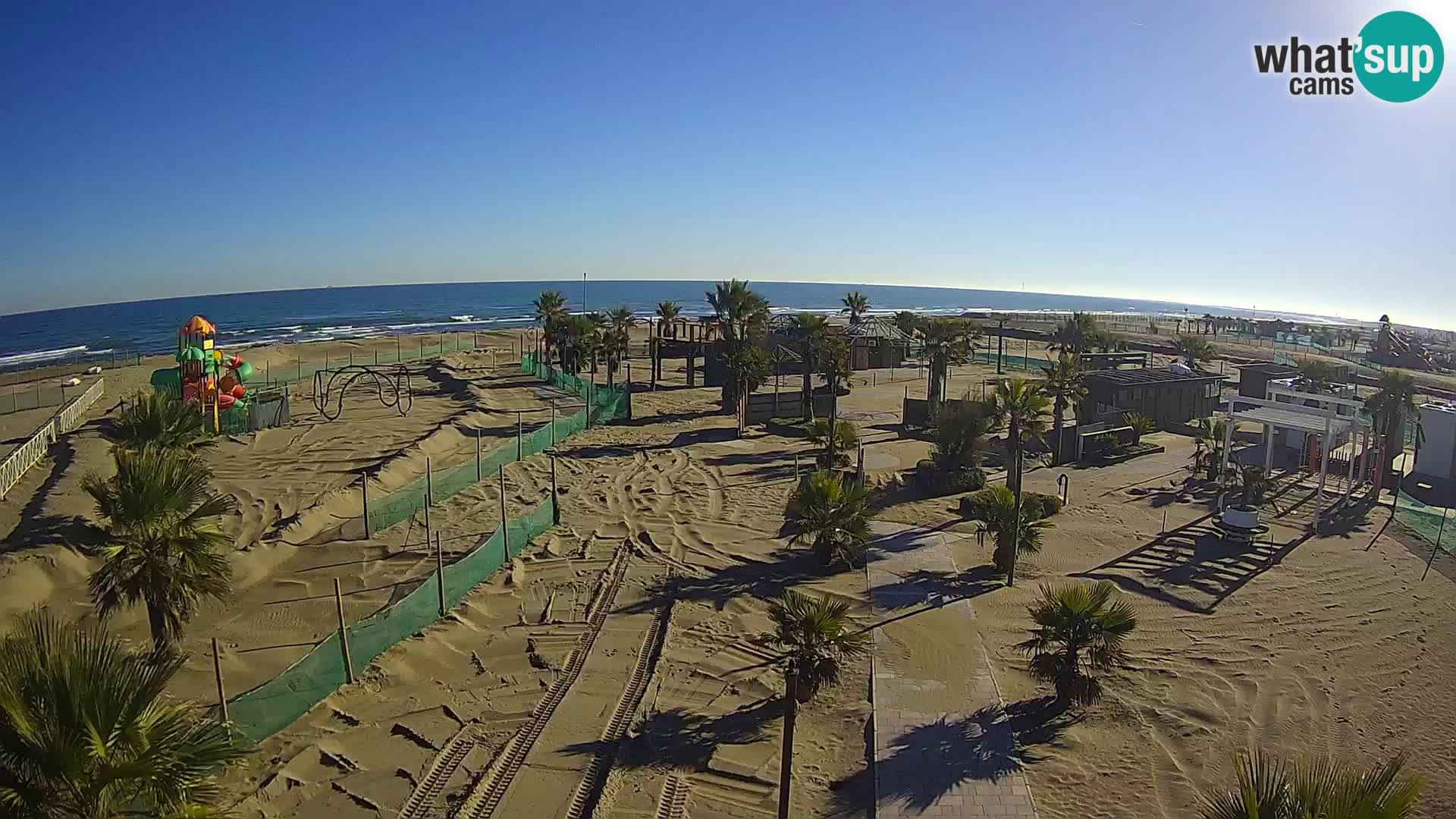 V živo Bagno Primavera Beach – Piazzale Europa Rosolina Mare webcam