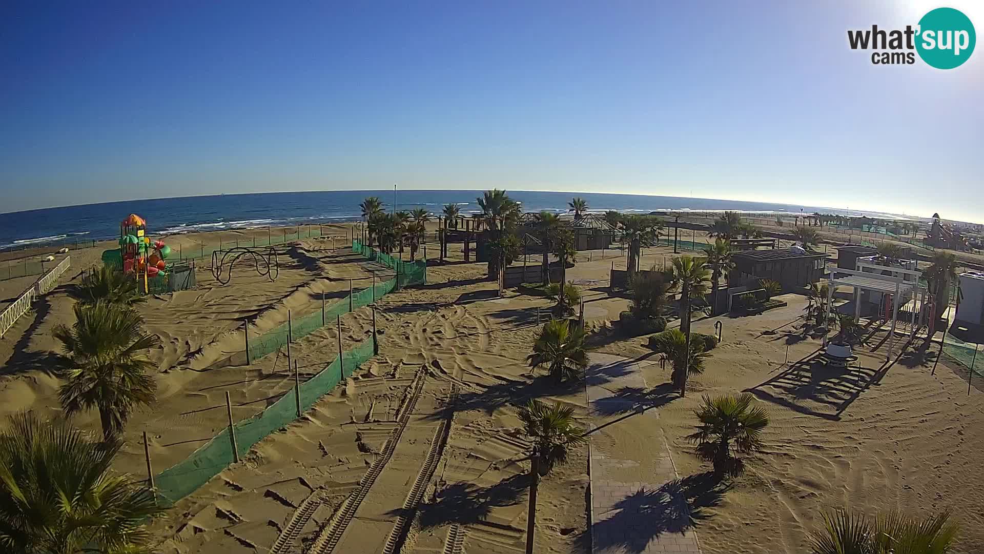 Bagno Primavera Beach – Piazzale Europa Rosolina Mare Strand webcam