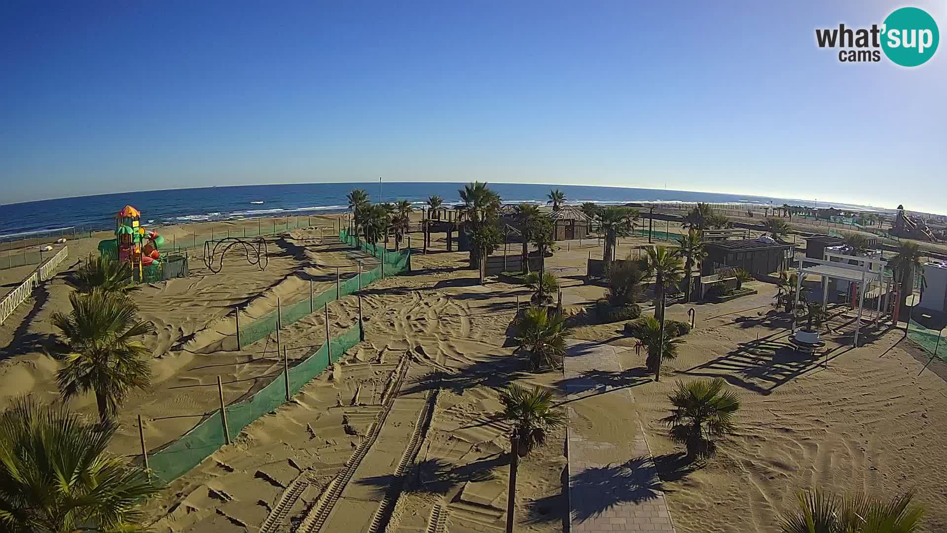 Bagno Primavera Beach – Piazzale Europa Rosolina Mare Strand webcam