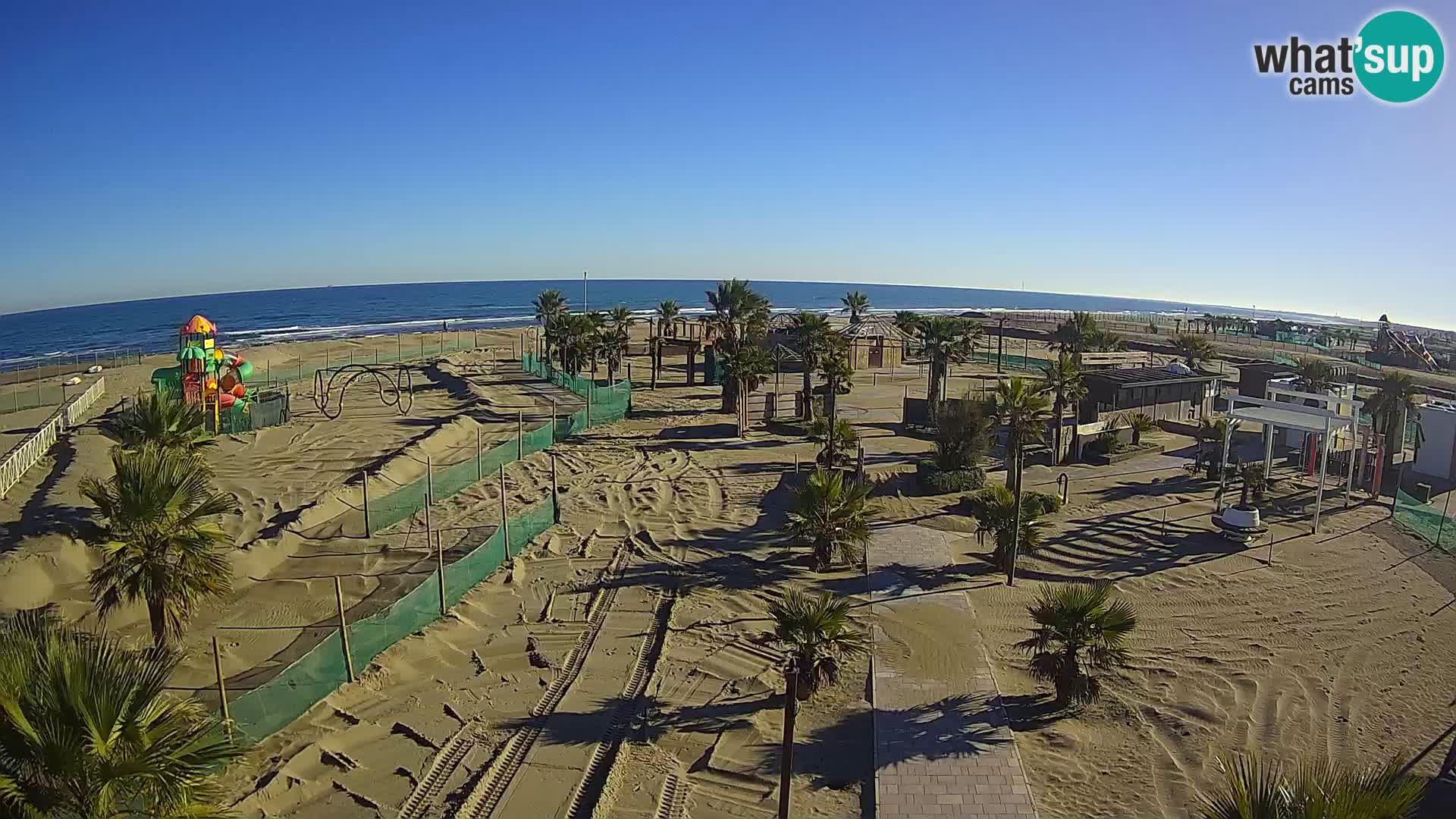 V živo Bagno Primavera Beach – Piazzale Europa Rosolina Mare webcam