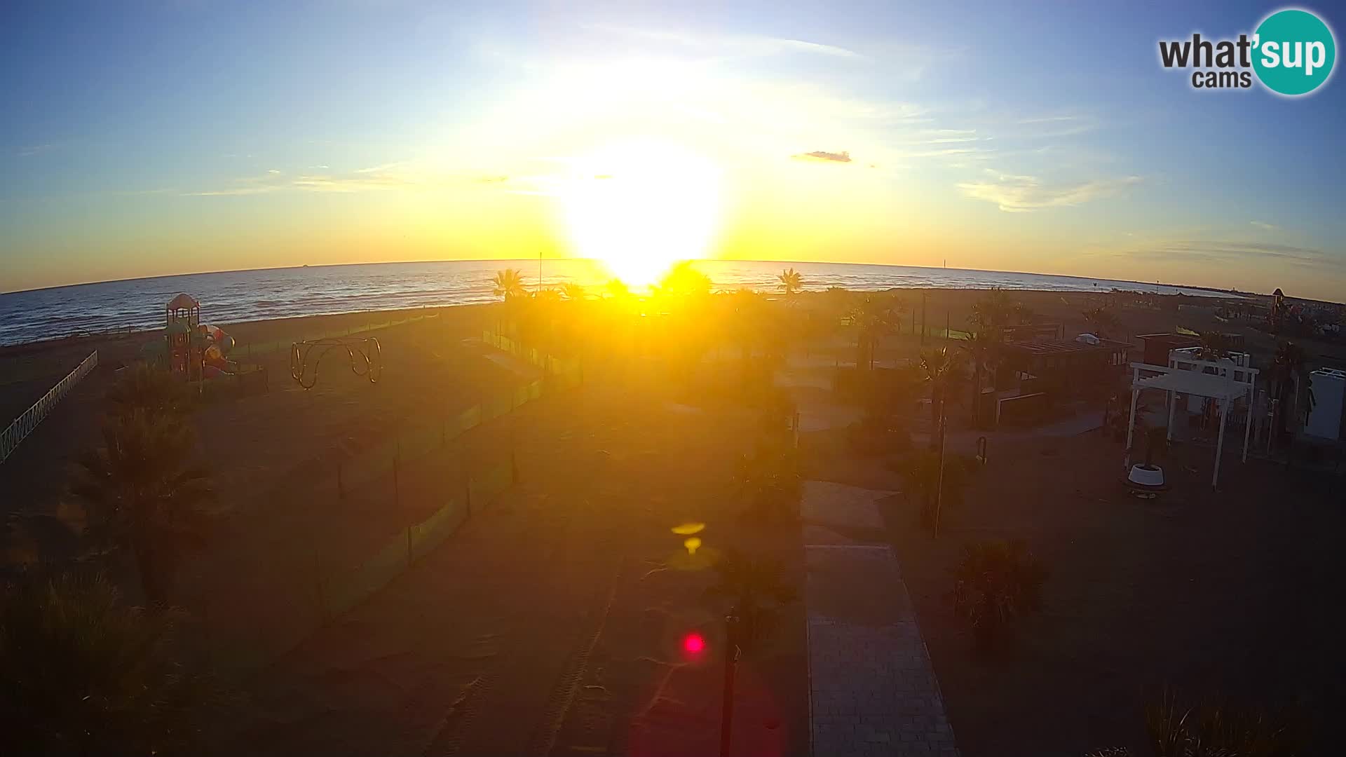 Bagno Primavera Beach – Piazzale Europa Rosolina Mare Strand webcam