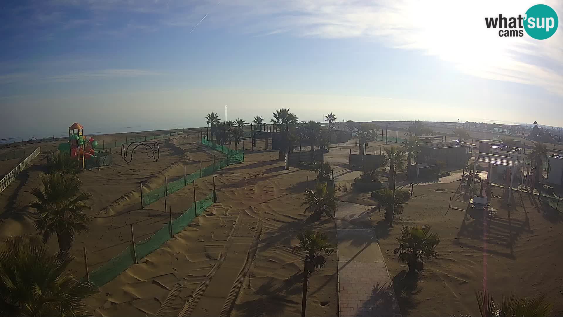 Bagno Primavera Beach – Piazzale Europa Rosolina Mare Strand webcam