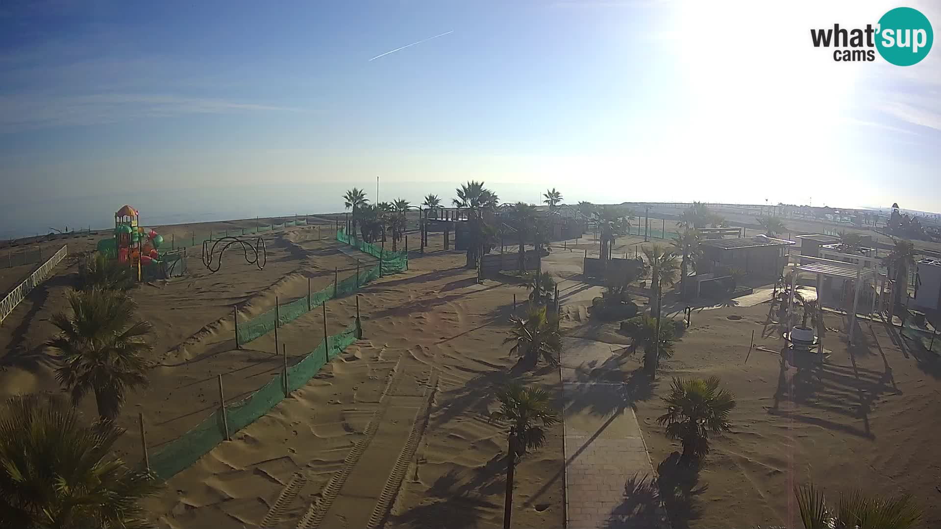 Bagno Primavera Beach – Piazzale Europa Rosolina Mare Strand webcam