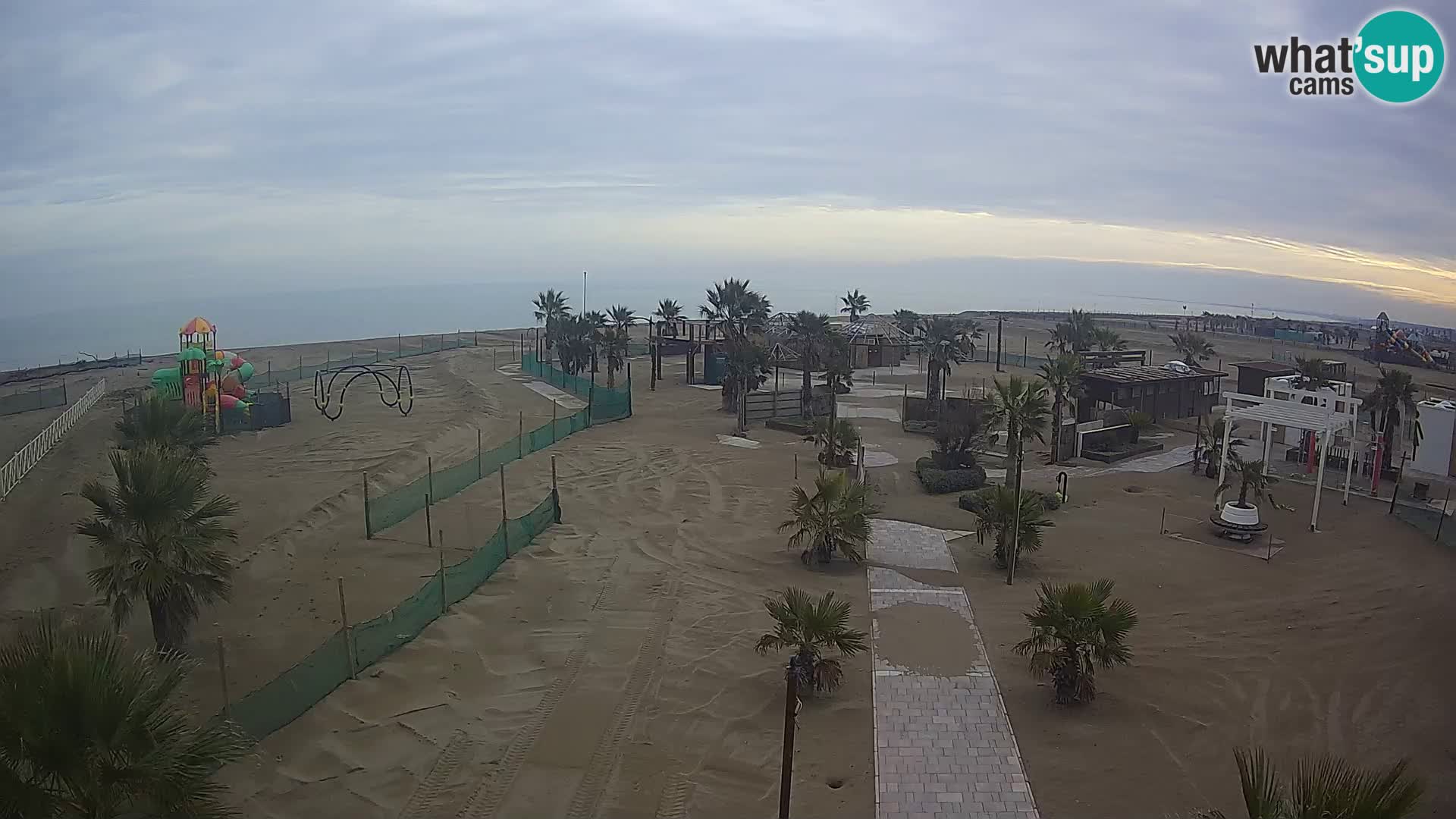 V živo Bagno Primavera Beach – Piazzale Europa Rosolina Mare webcam