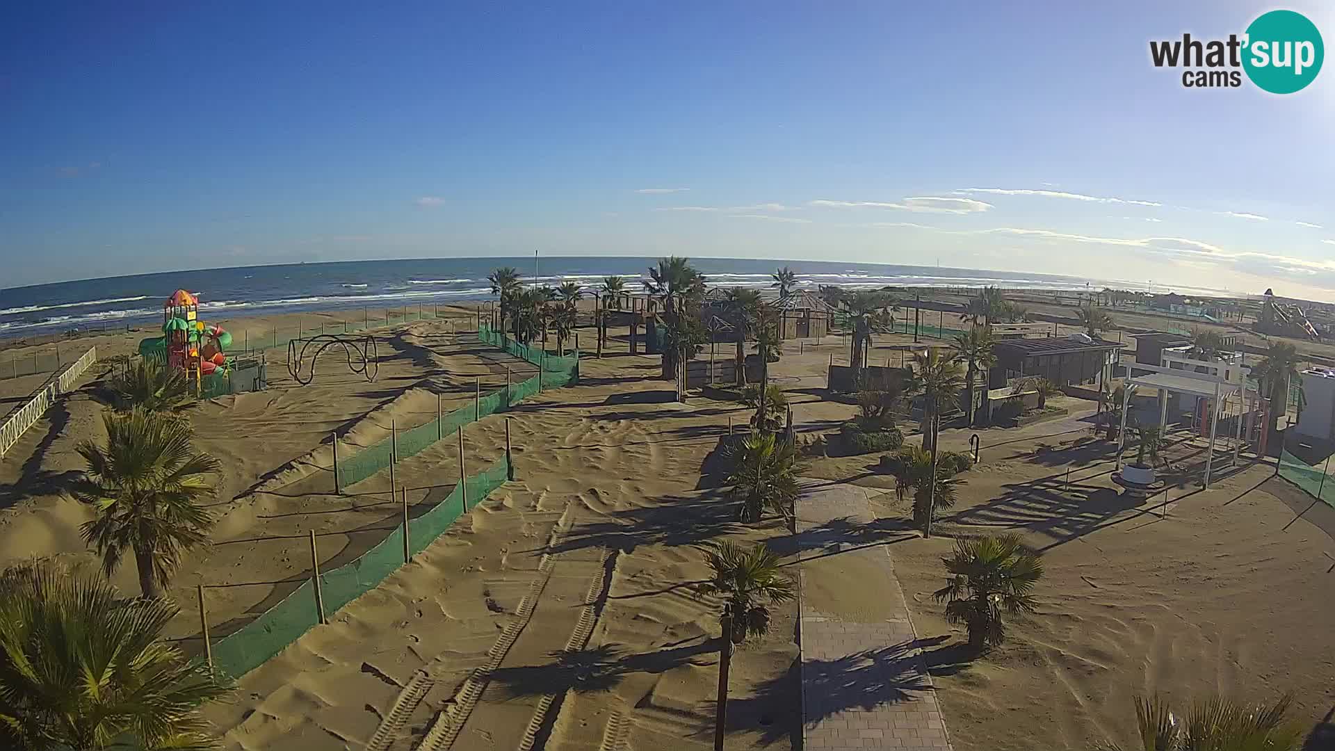 V živo Bagno Primavera Beach – Piazzale Europa Rosolina Mare webcam