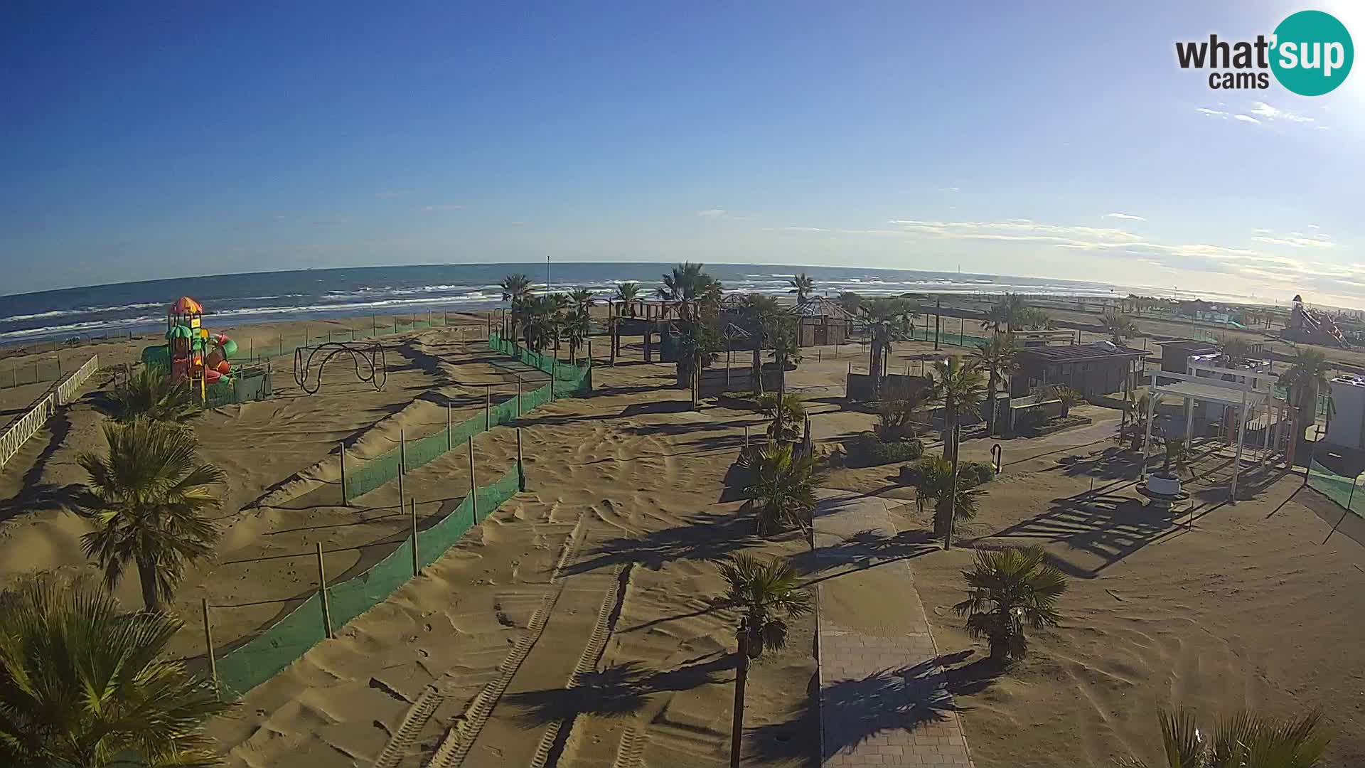 V živo Bagno Primavera Beach – Piazzale Europa Rosolina Mare webcam