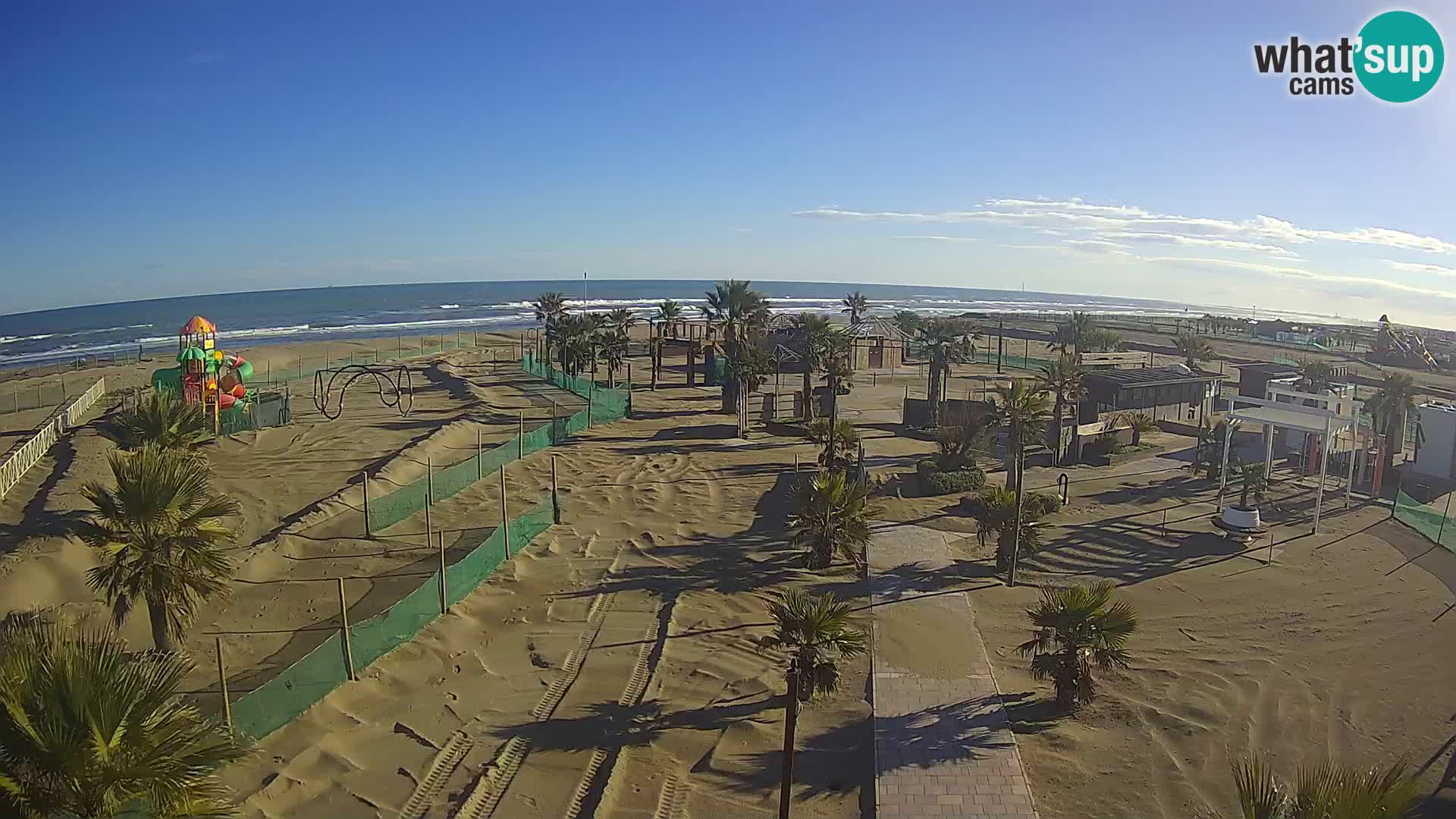 V živo Bagno Primavera Beach – Piazzale Europa Rosolina Mare webcam